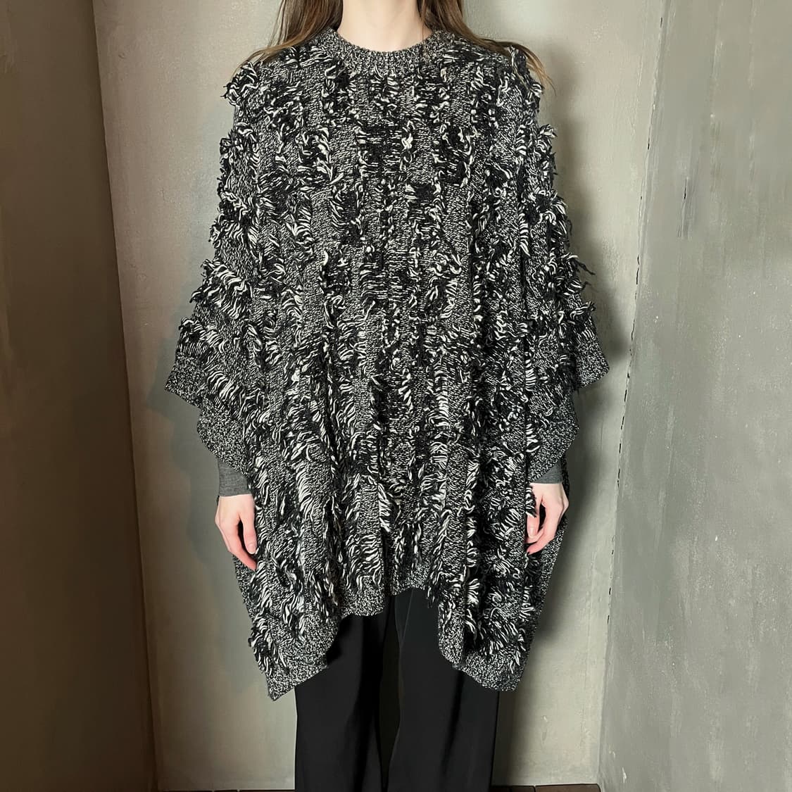 알렉산더 맥퀸 프린지 케이프 상품이미지2