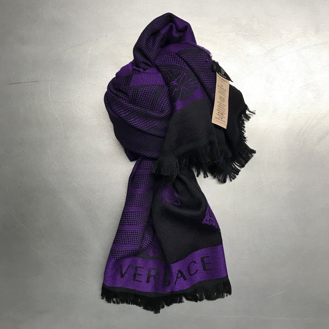 베르사체 메두사 머플러 퍼플 상품이미지1