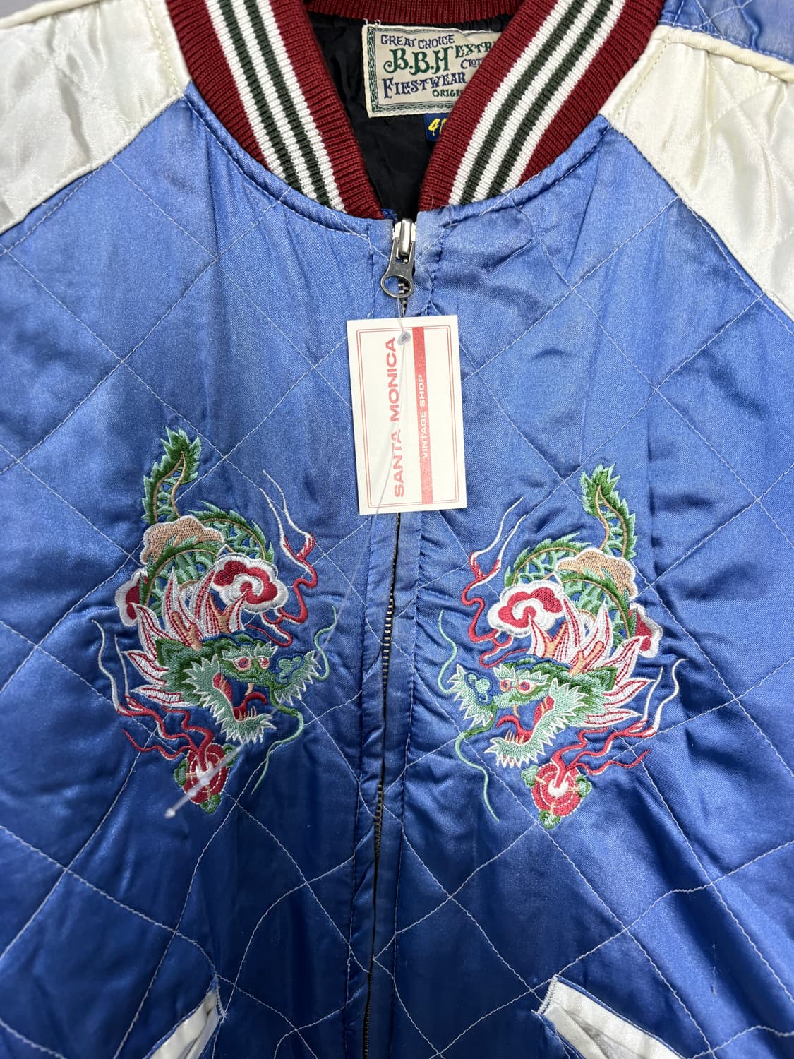 빈티지 BBH 용 자수 스카쟌 A3666 상품이미지3