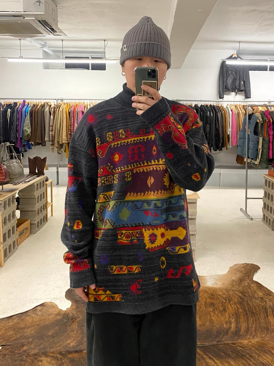 KENZO ethnic navajo knit 겐조 에스닉 나바호 니트 상품이미지7