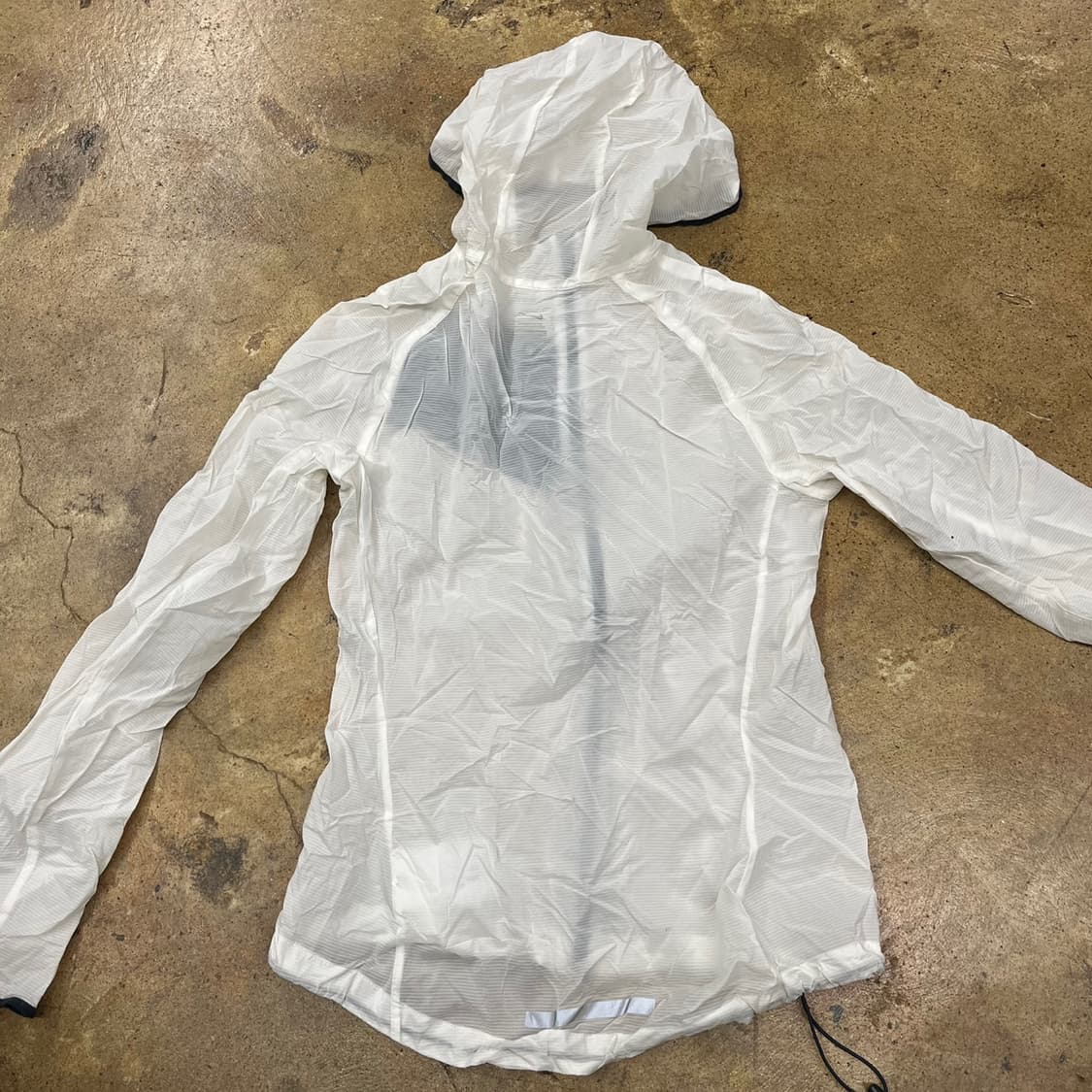 [정품/M] 나이키 화이트 바람막이 후드집업 b14 상품이미지4