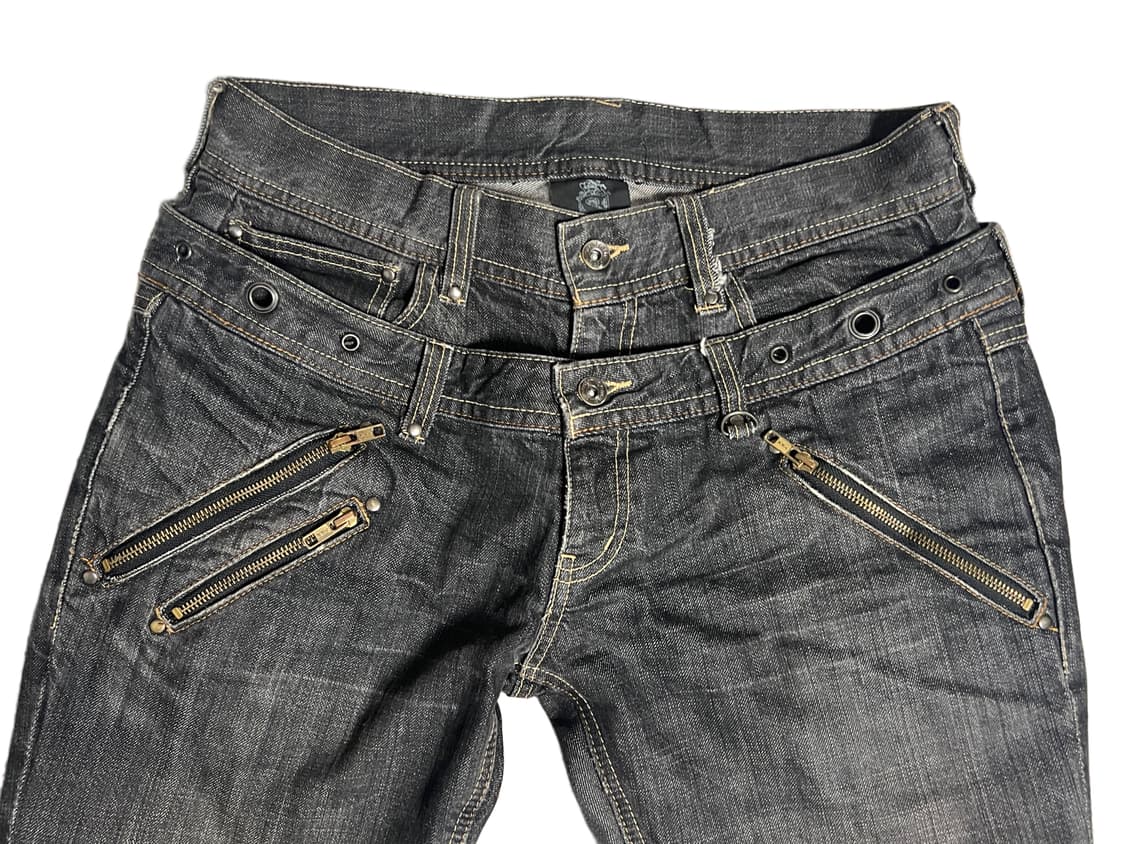 Semantic Design 레이어드 부츠컷 데님 상품이미지4