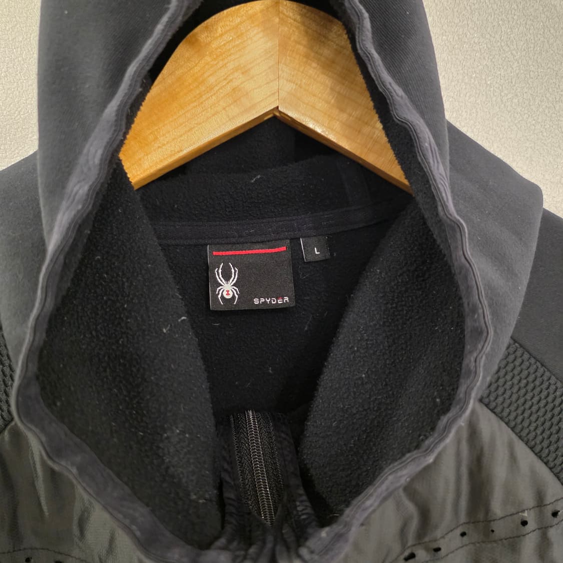 스파이더 에어로 구스다운 하이브리드 러닝 후드 자켓 L 상품이미지2