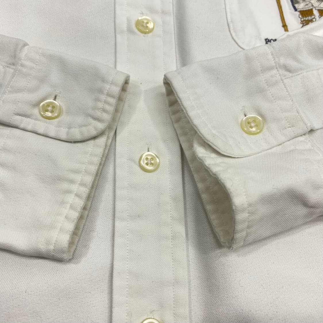 폴로베어 화이트셔츠 S 실측 M 상품이미지4