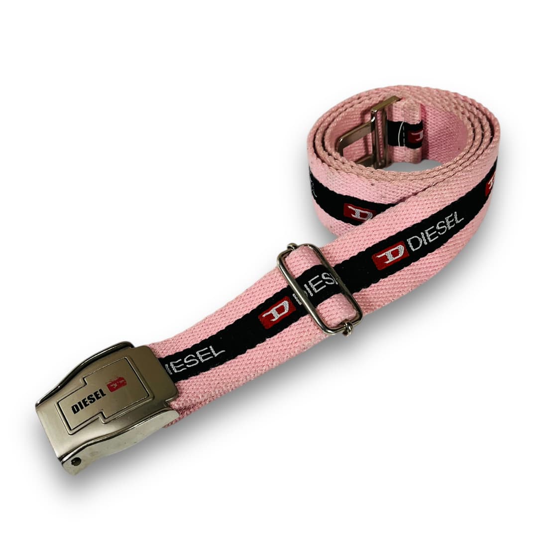 디젤 90s 안전벨트 모드 핑크 빈티지 테이핑 벨트 상품이미지8