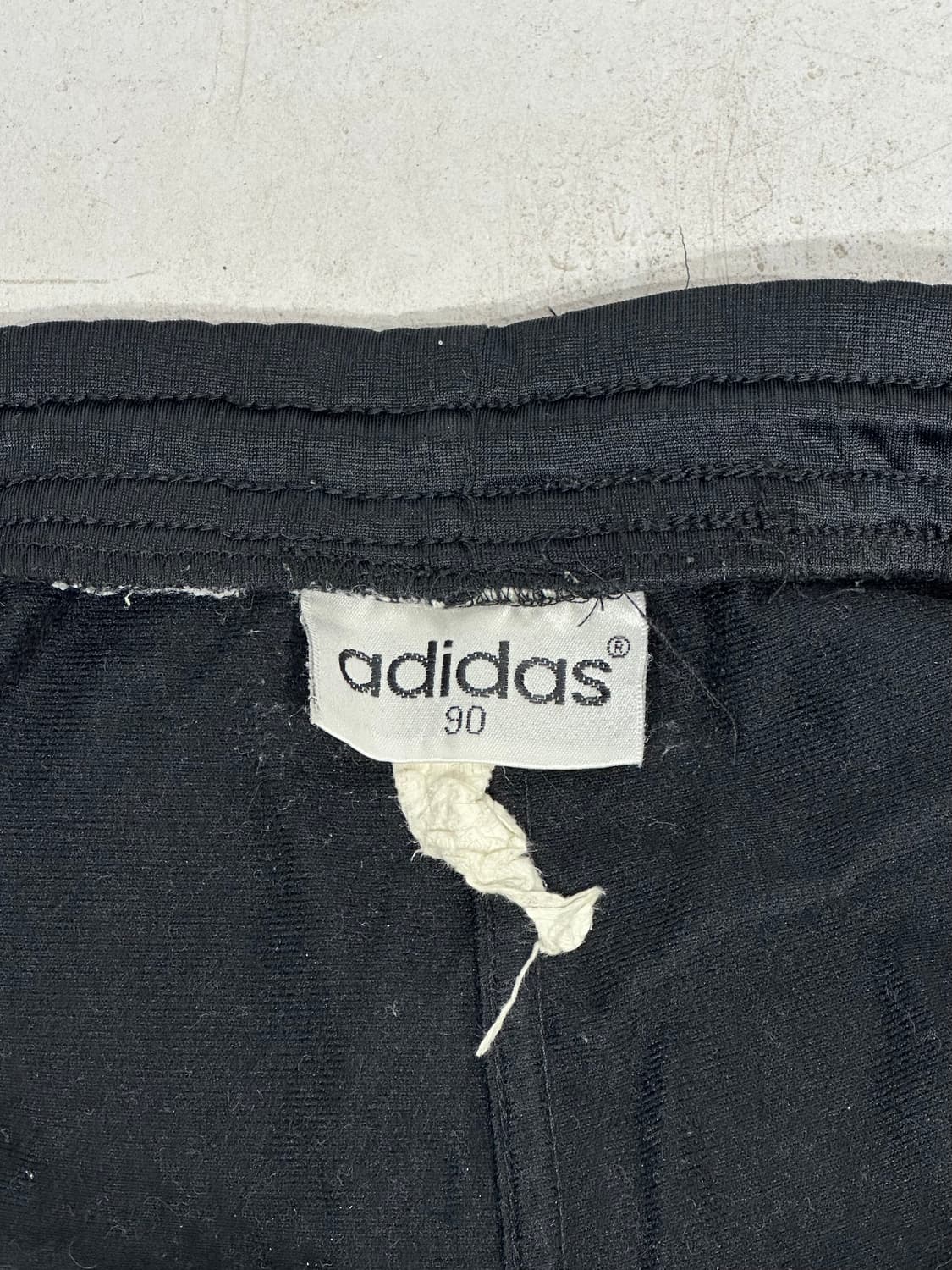 80s 아디다스 블랙 파이어버드 와이드 트레이닝 팬츠 추리닝 바지 90 상품이미지7