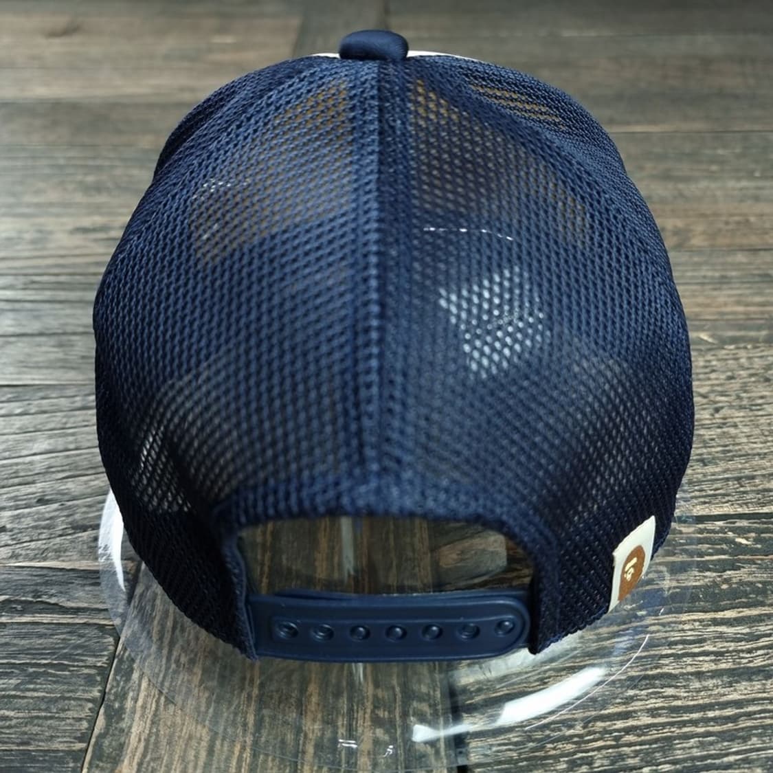 [베이프] 빅로고 컬리지 메쉬캡 트러커캡 네이비 P01557 상품이미지5