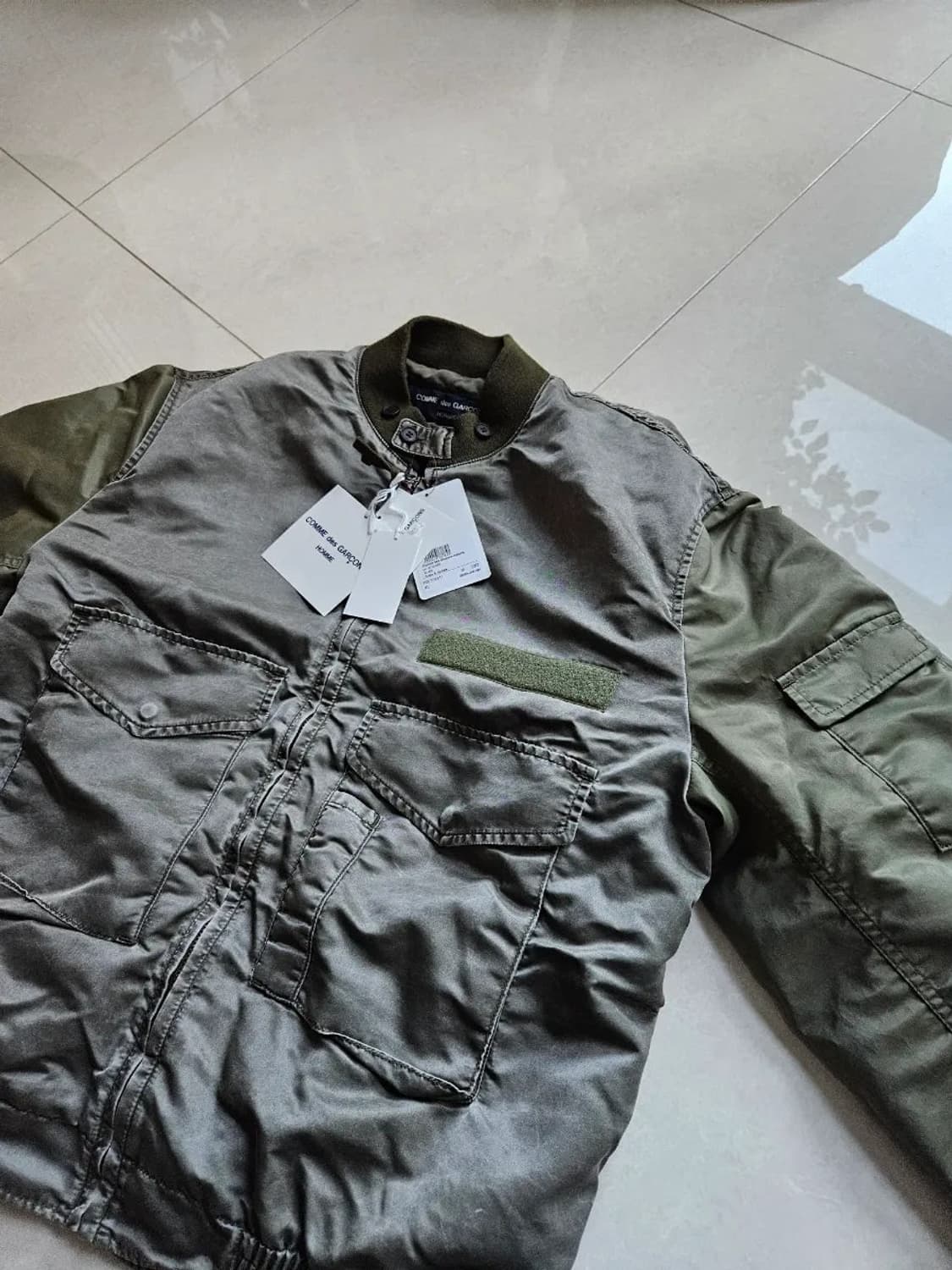 꼼데가르송 옴므 나일론 봄버 L 상품이미지1