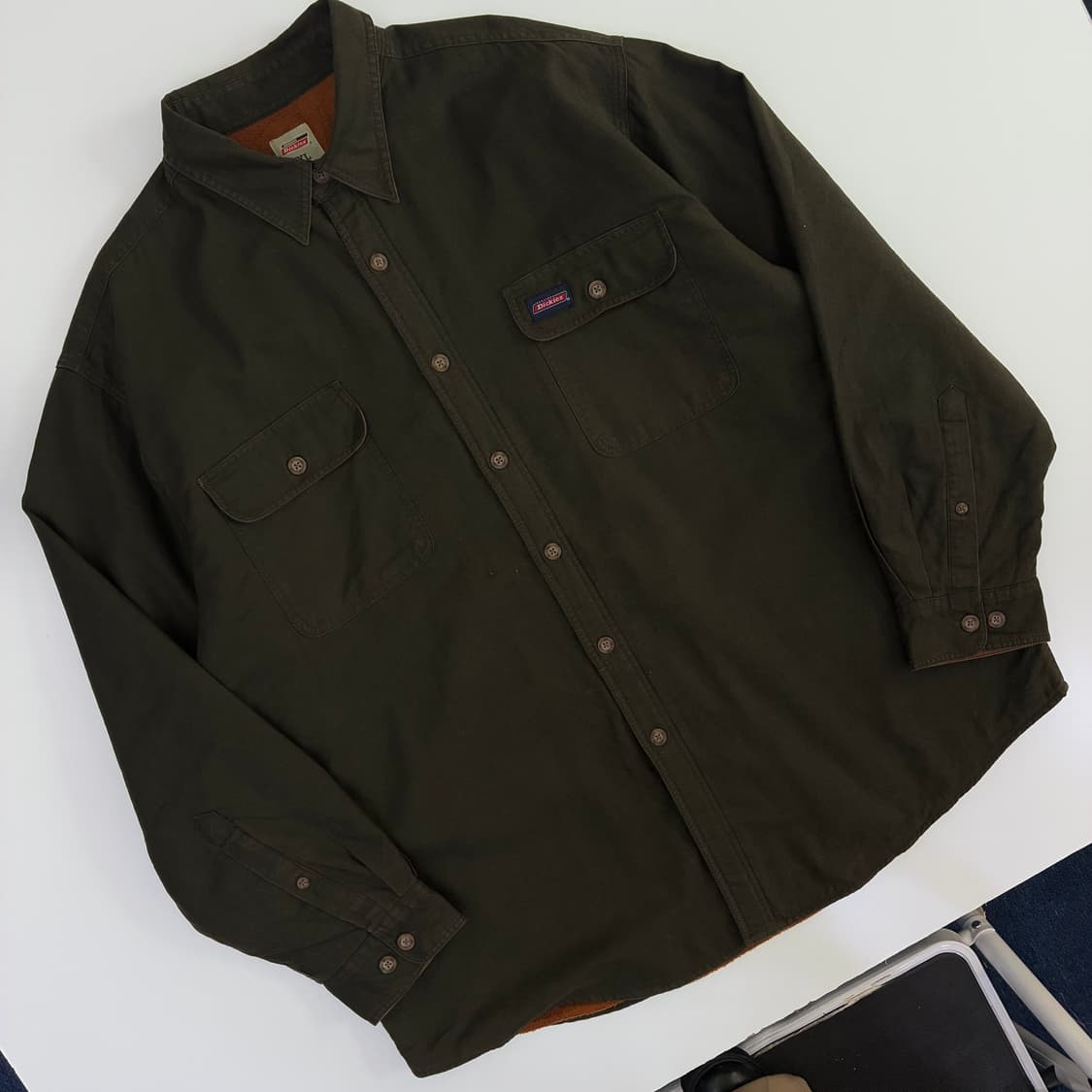 Dickies 디키즈90‘s 쉐르파 안감 포켓 워크 셔츠 상품이미지1