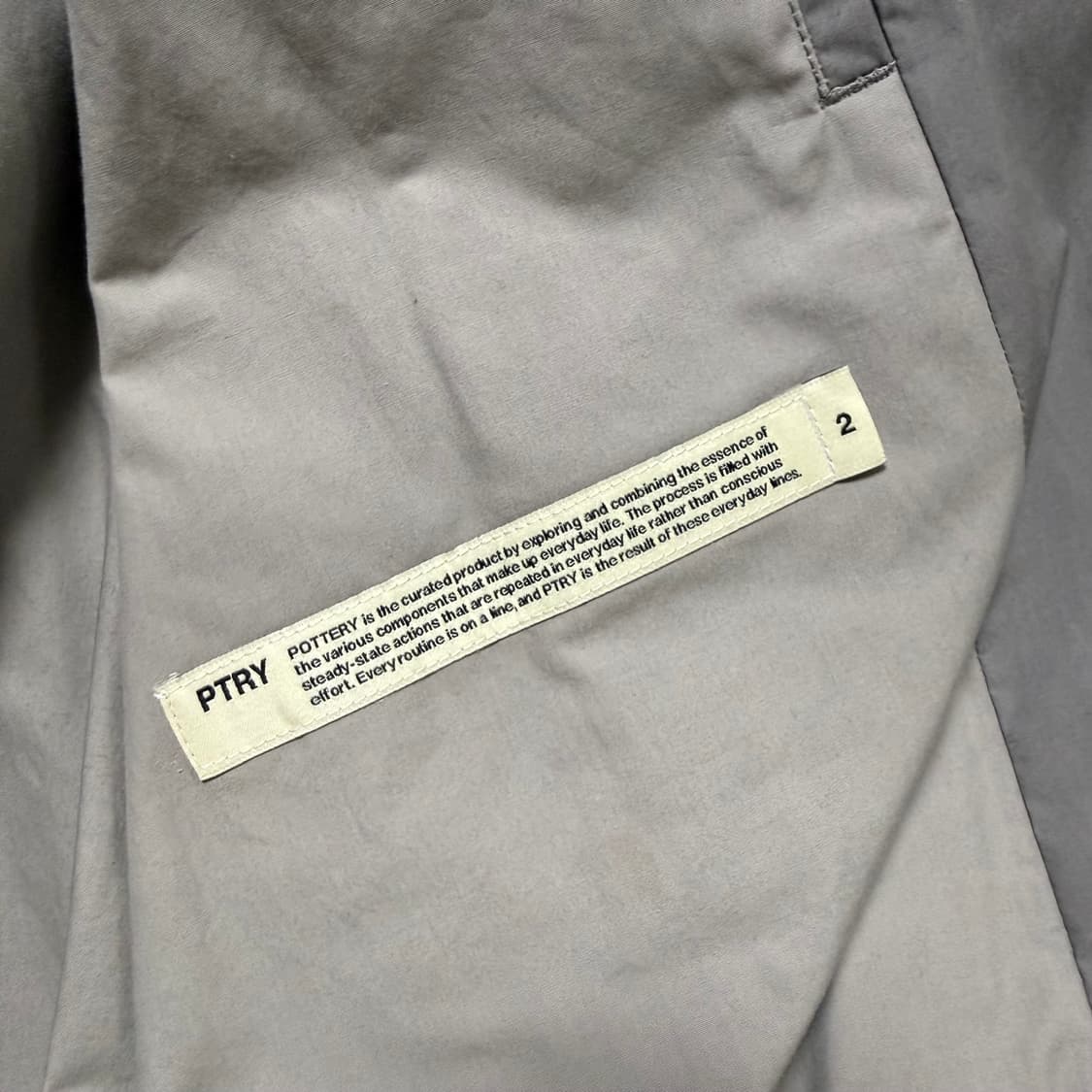 포터리 봄버 자켓 그레이 상품이미지6