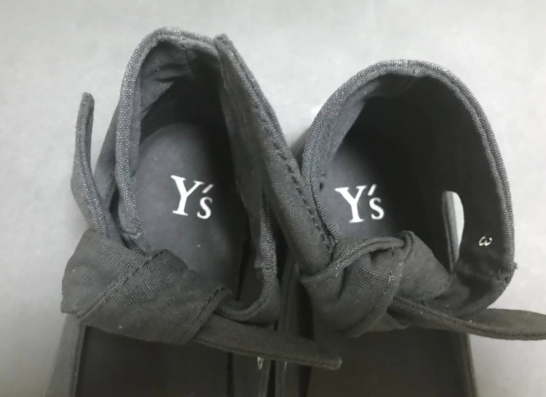 Y's 요지야마모토 코튼 앵클 벨트 스니커즈 단화 상품이미지5