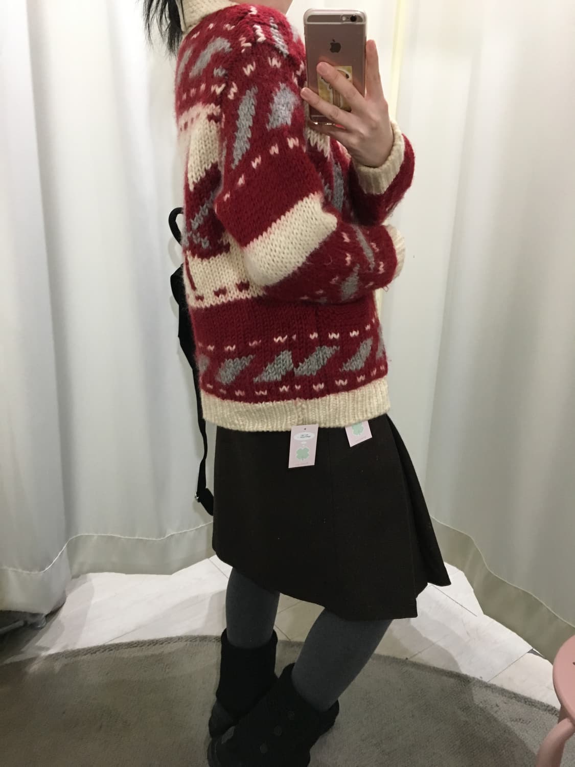 헤비울 메이플 숄카라 가디건 상품이미지5