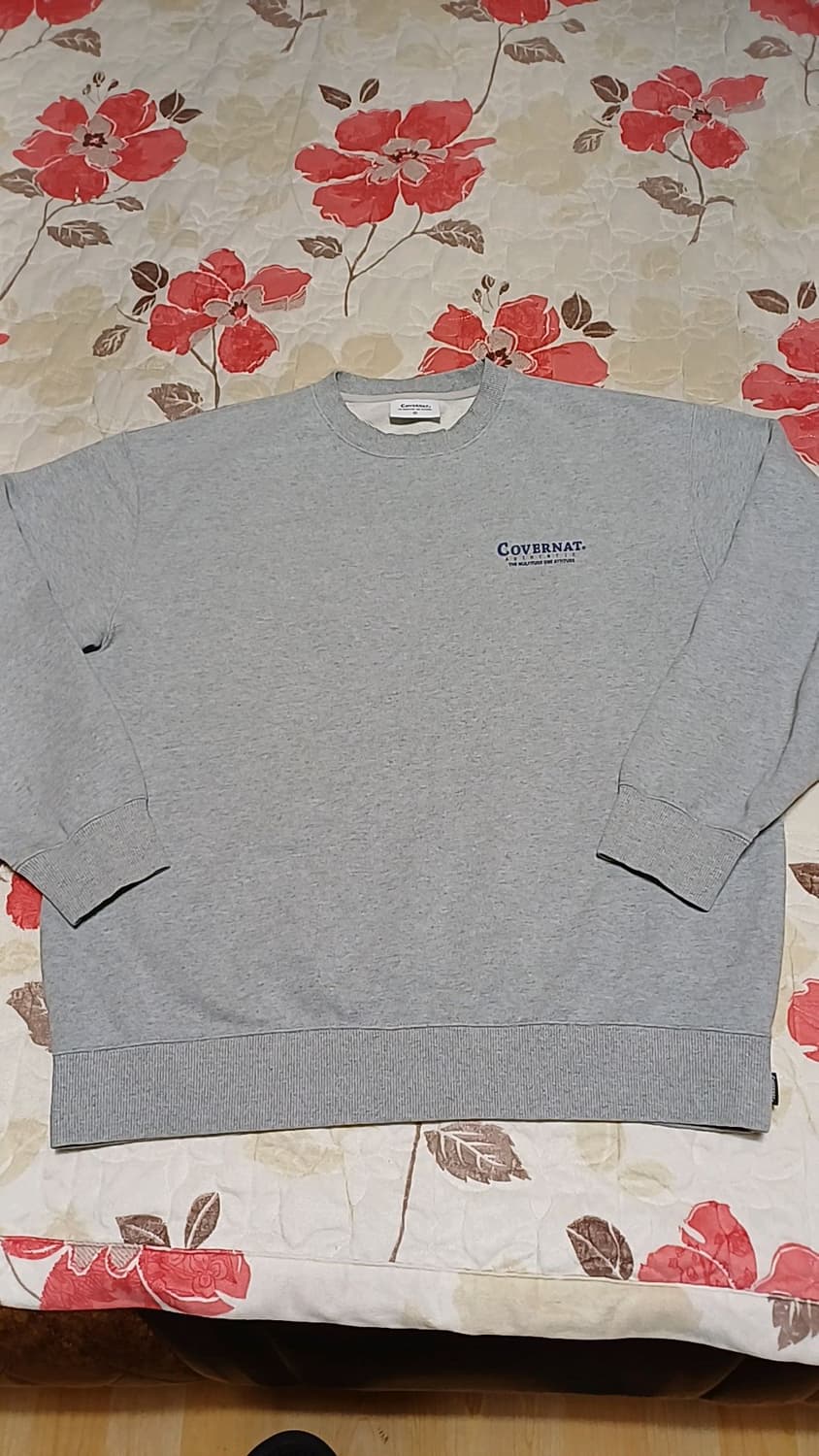 커버낫 오버핏맨투맨 100 가슴62 기장70 상품이미지1