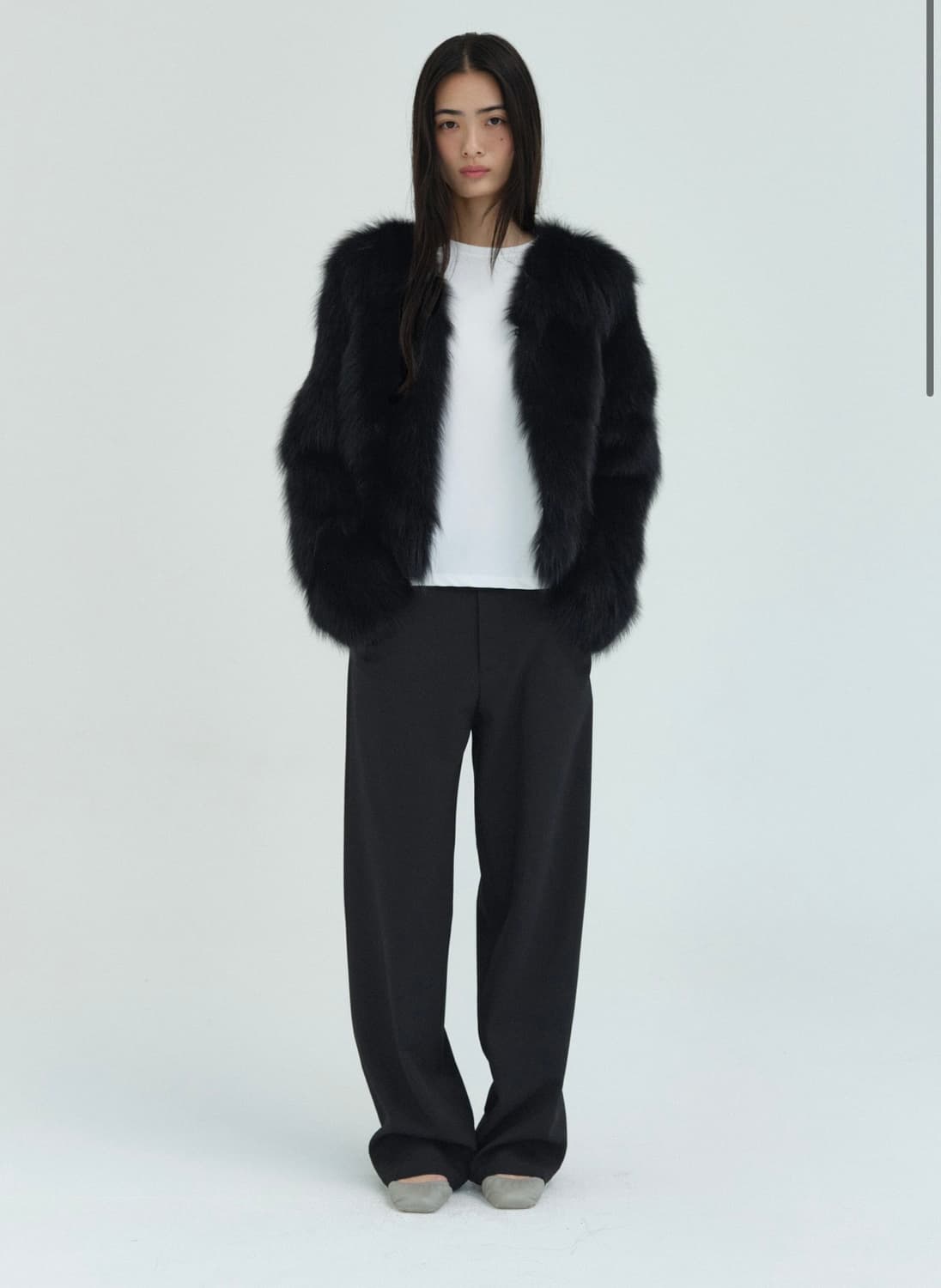 오어 ore 폭스퍼 자켓 상품이미지2