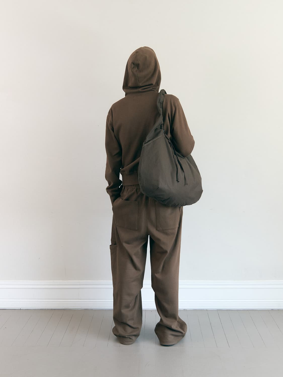 러드 코튼 크로스백 브라운 상품이미지2