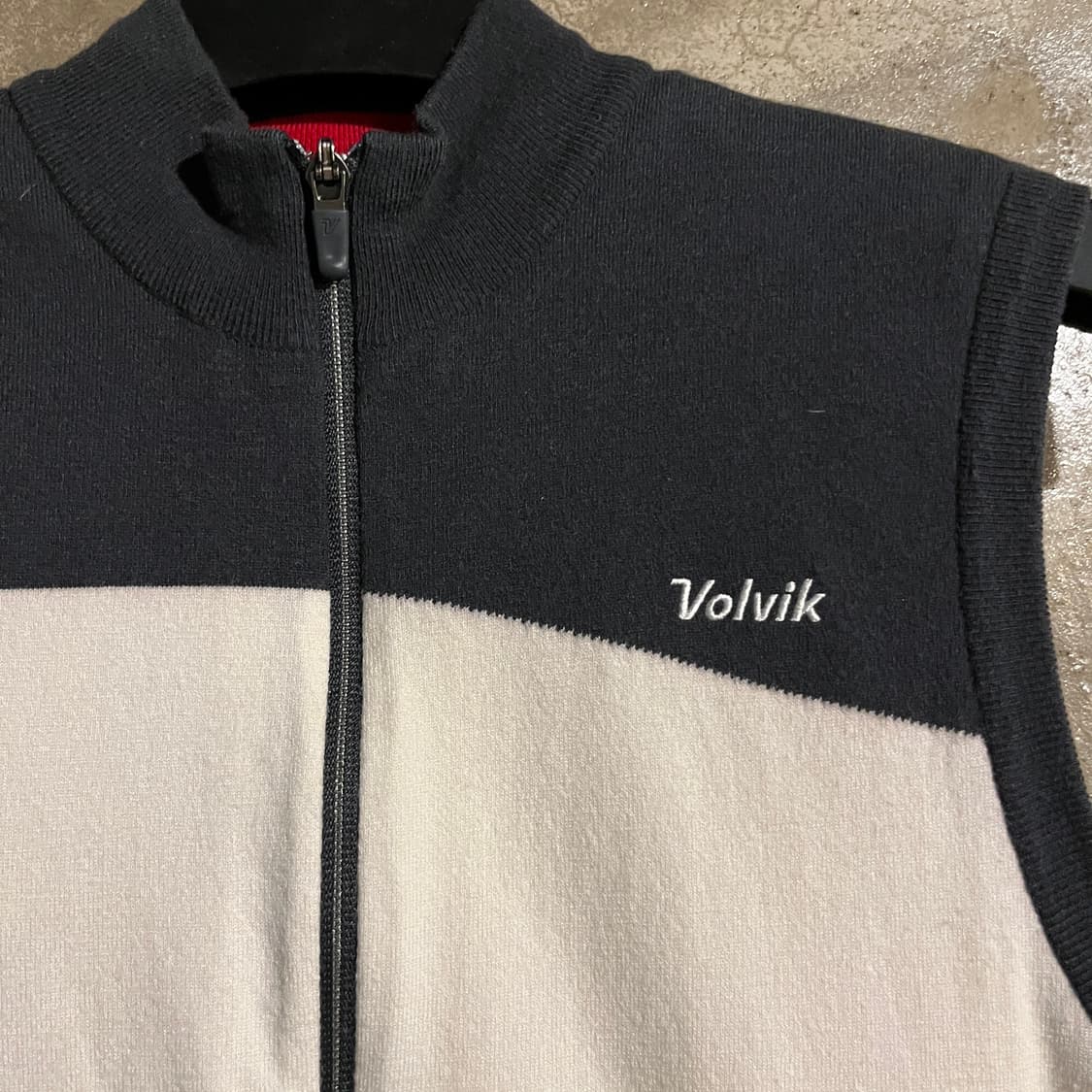 볼빅 니트 집업 베스트 상품이미지2