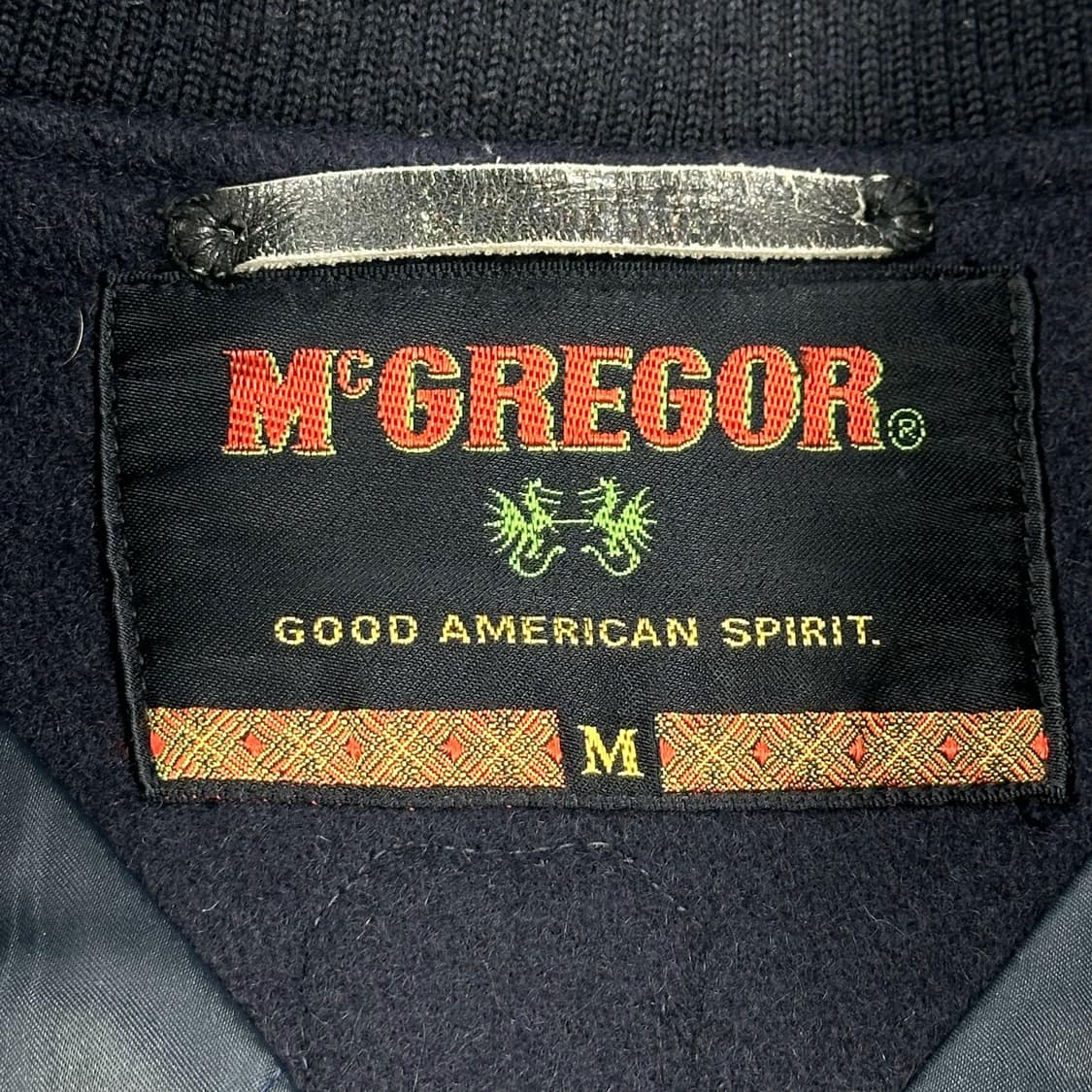 VTG 빈티지 재팬 맥그리거 모직 가죽 바시티 자켓 (M) 상품이미지10