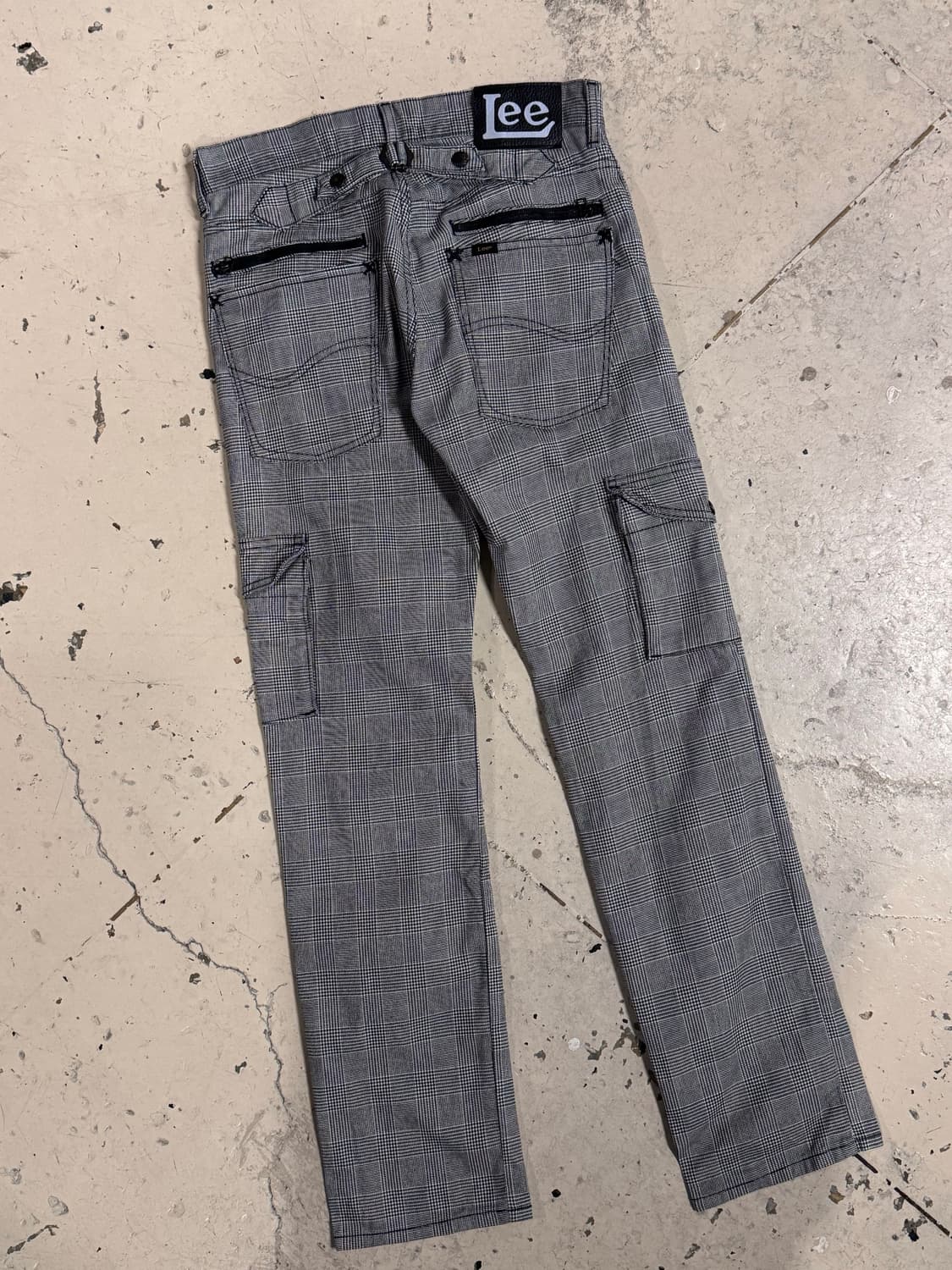 Lee 리 멀티포켓 신치백 체크 카고팬츠  상품이미지2