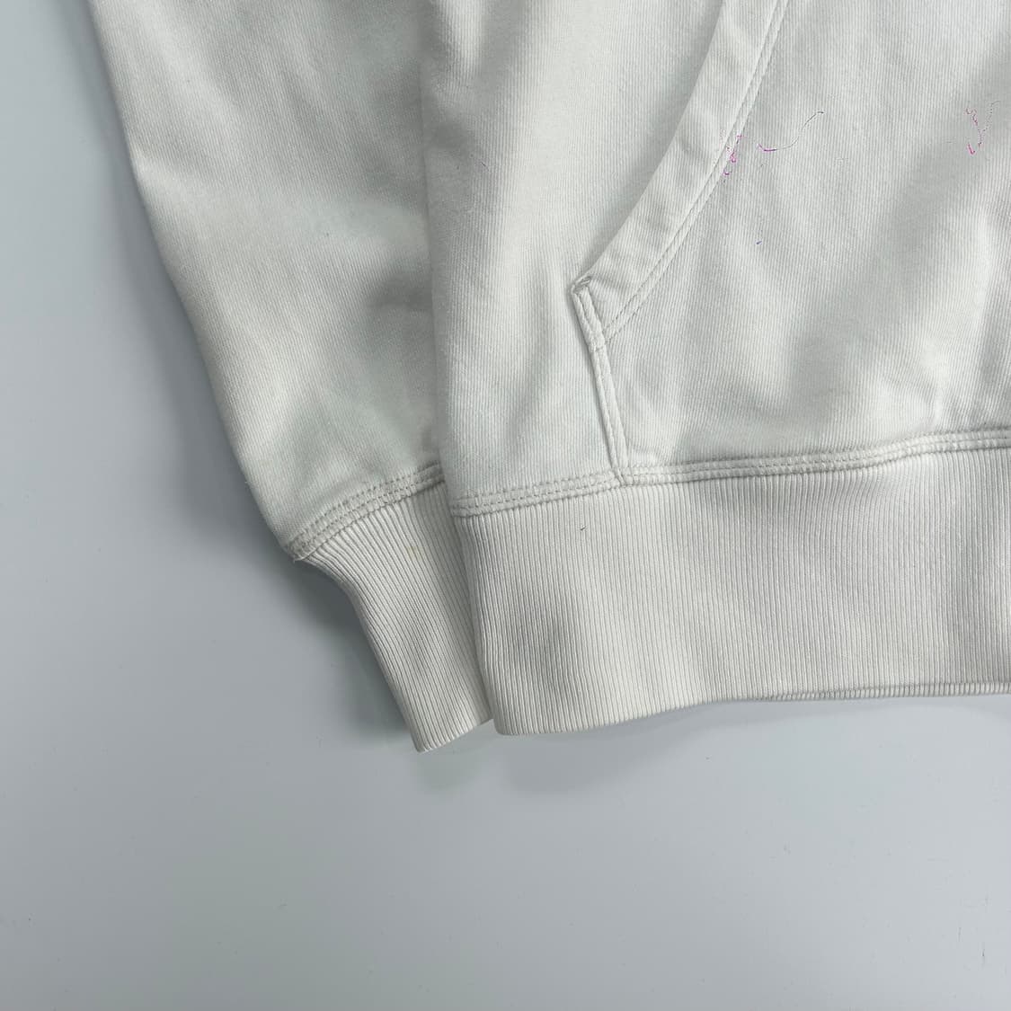 Gap 갭 차콜로고 화이트 후드집업  상품이미지7