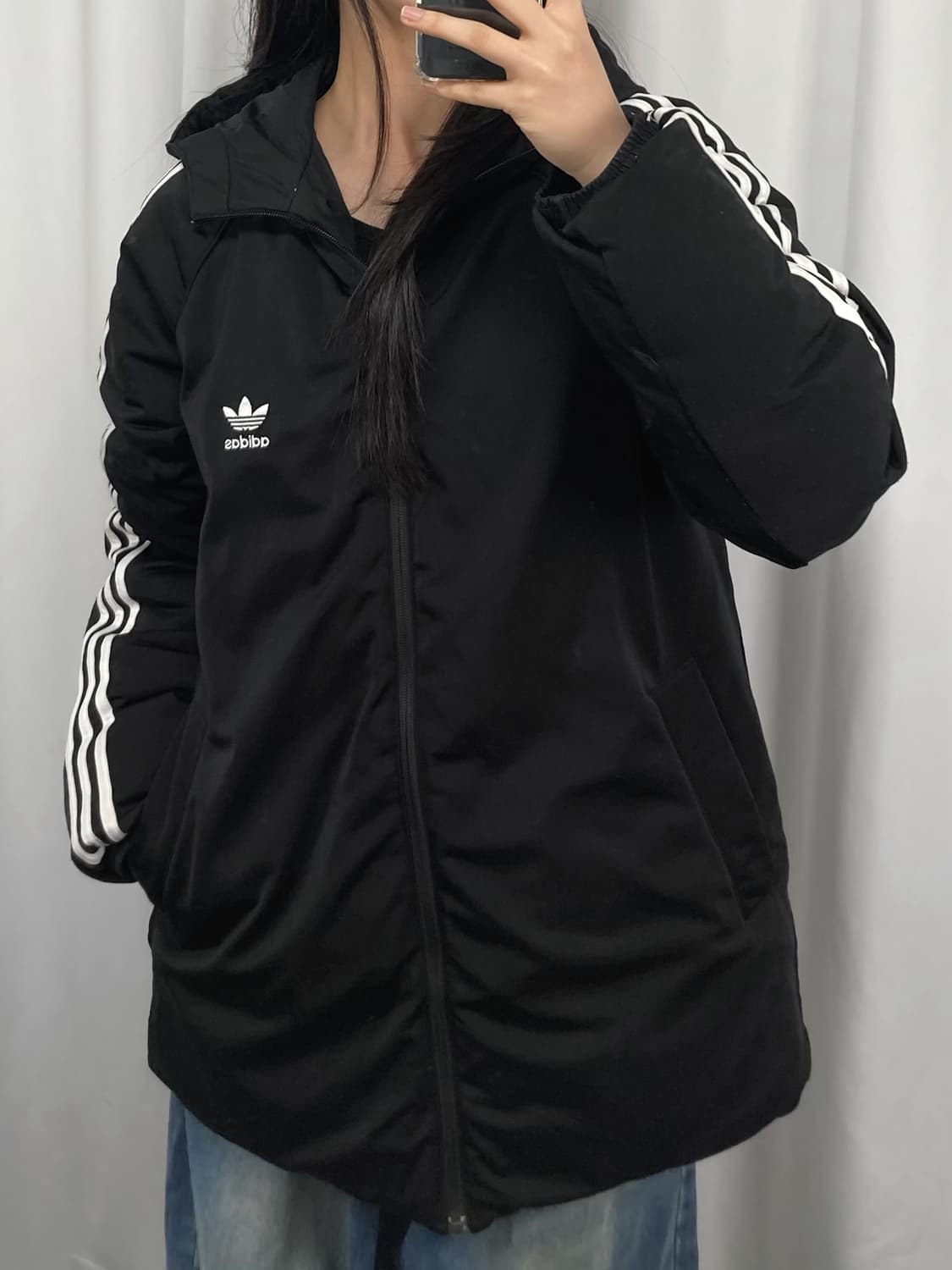 아디다스 리버시블 블랙 자켓 상품이미지1
