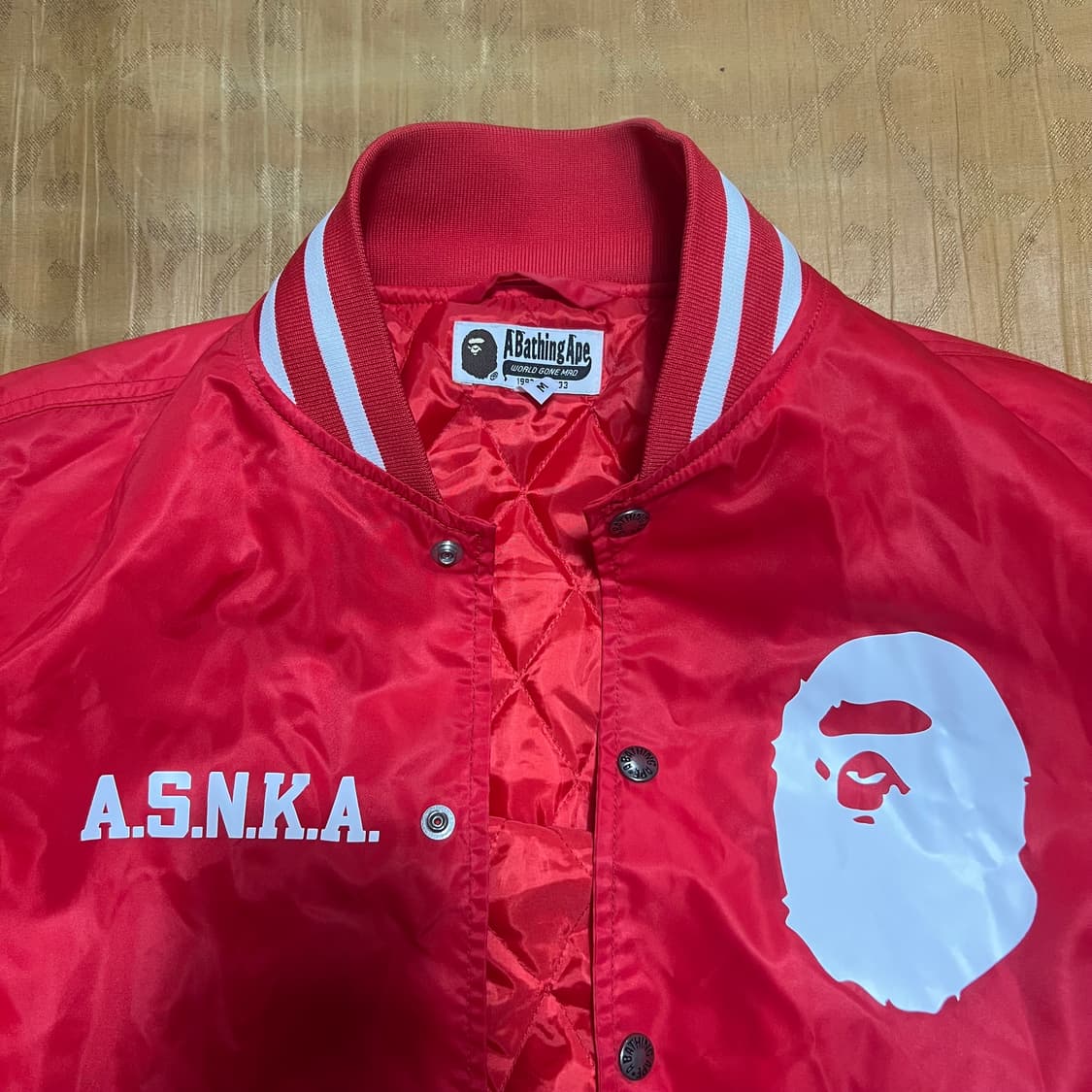Bape red 자켓 m 상품이미지4
