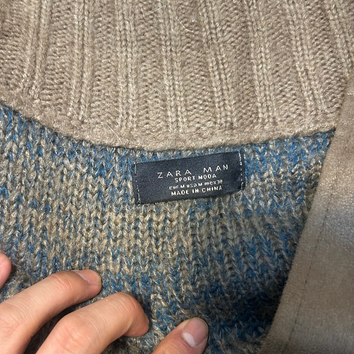 [ZARA] 자라 맨 숄카라 가디건 (38/100사이즈) 상품이미지4