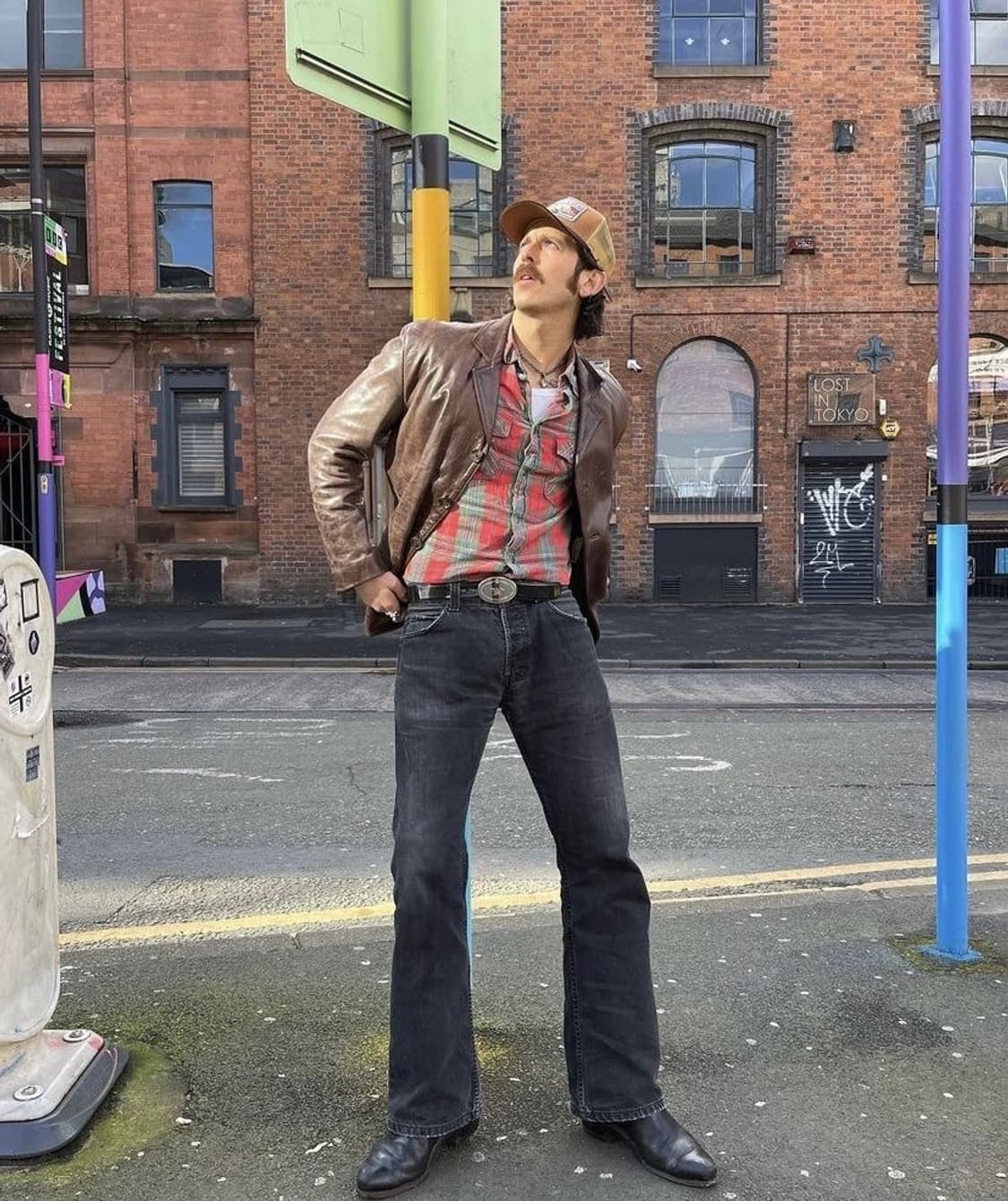 리바이스 517 프리미엄 블랙 워시드 데님 34 상품이미지1