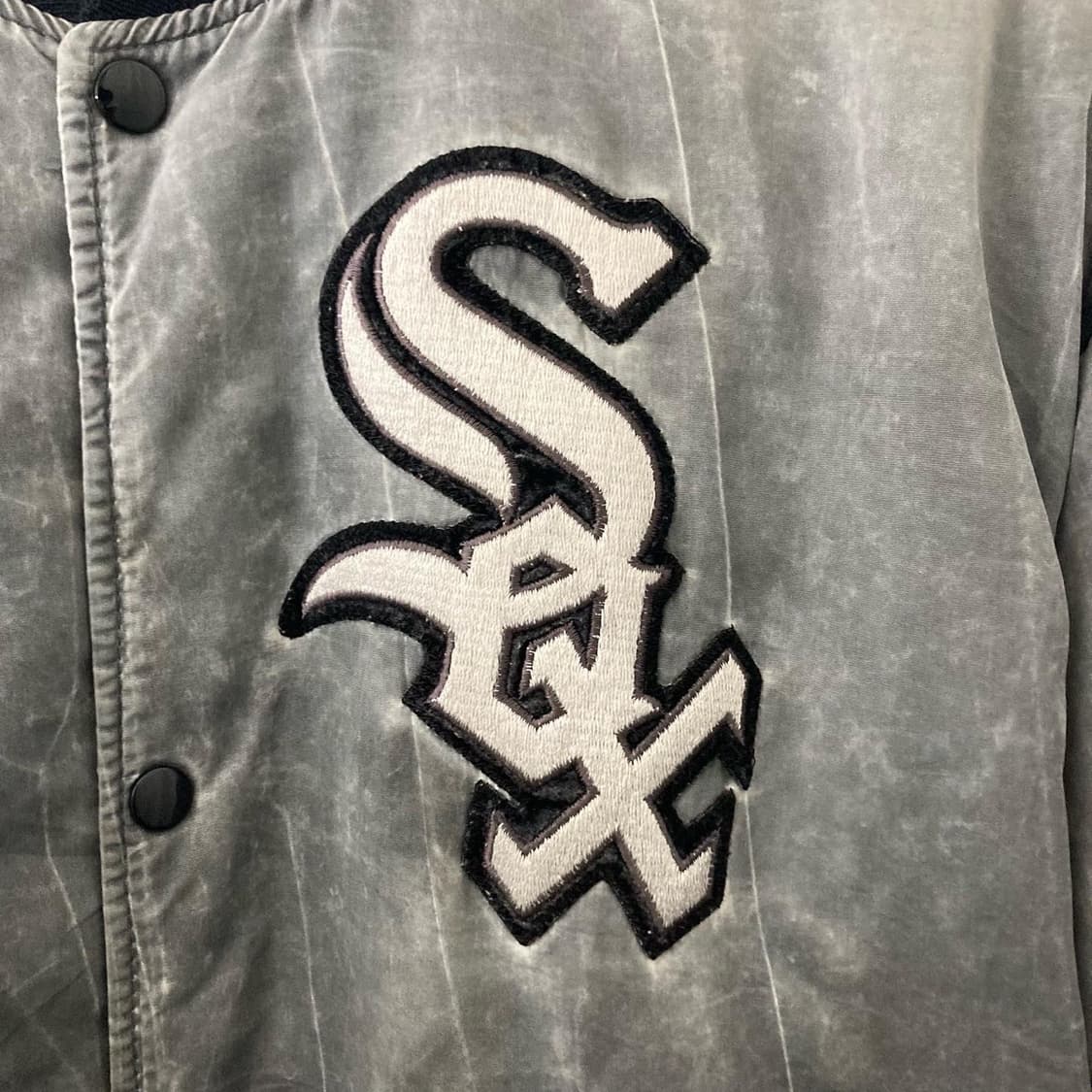 스타터 WHITE SOX 그런지 패턴 패치 백로고 자켓 상품이미지4