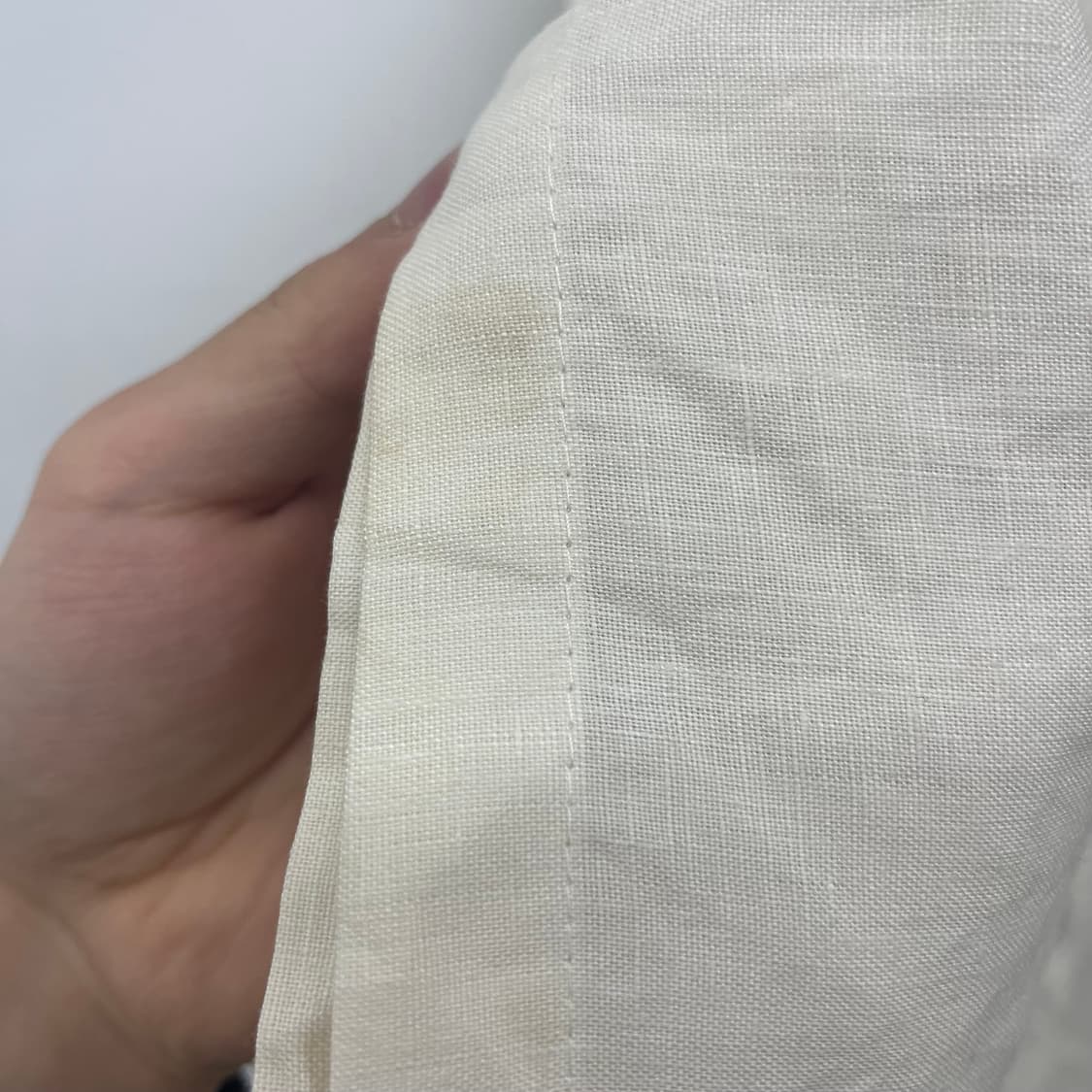 Herno 아이보리 린넨 숏 자켓 여m 상품이미지5