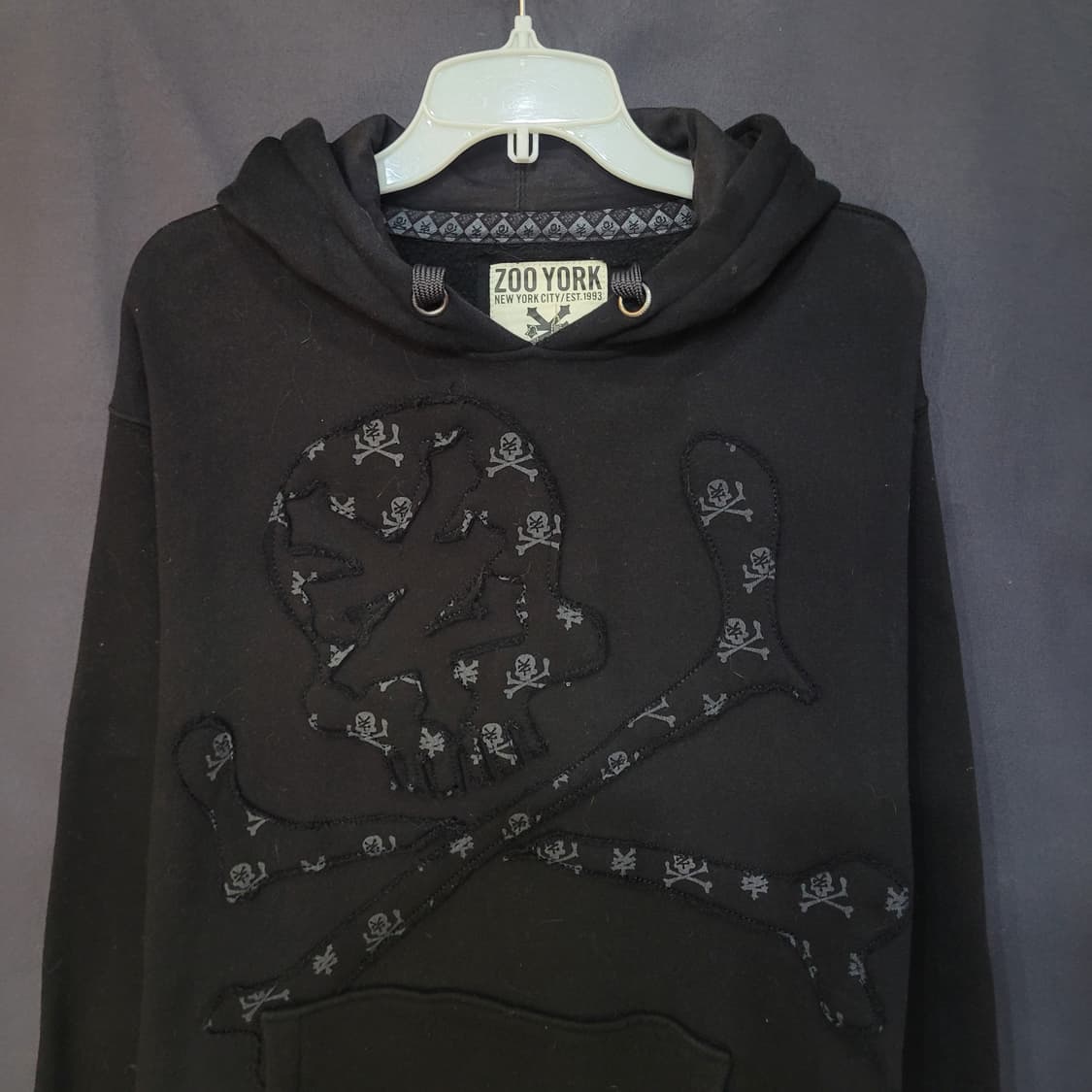 ZOO YORK JAPAN 스컬 빈티지 후드 상품이미지2
