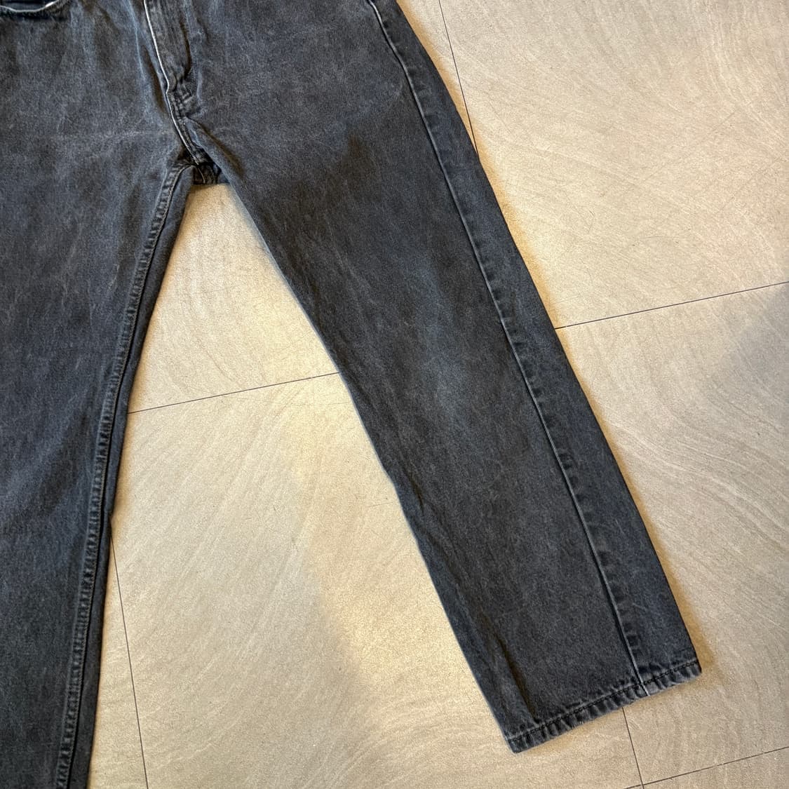 리바이스 정품 505 데님 블랙 팬츠 바지 상품이미지5