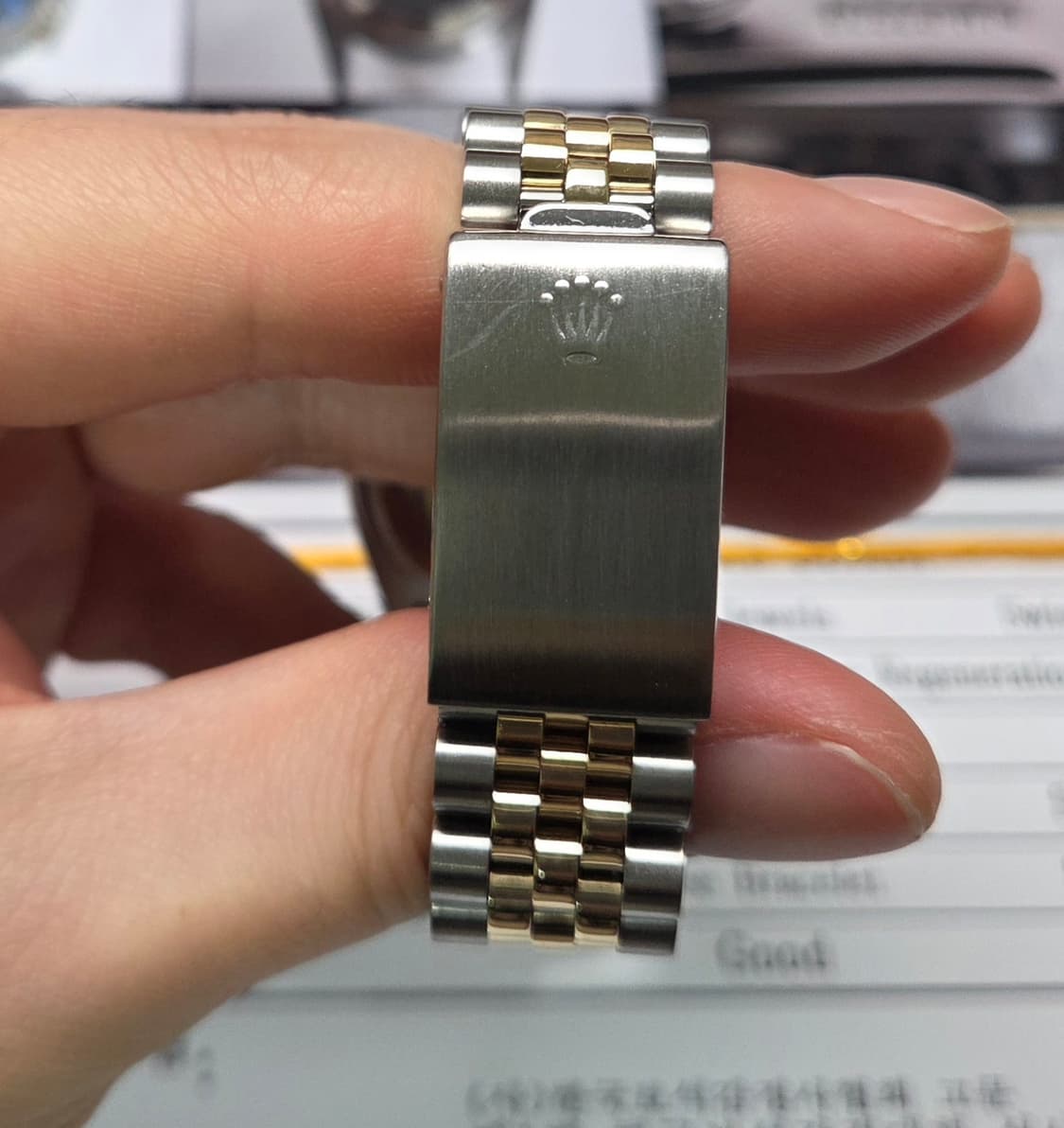 롤렉스 데이저스트 16013 콤비 네이비청판 쥬빌리줄 (감정서 포함) 상품이미지5