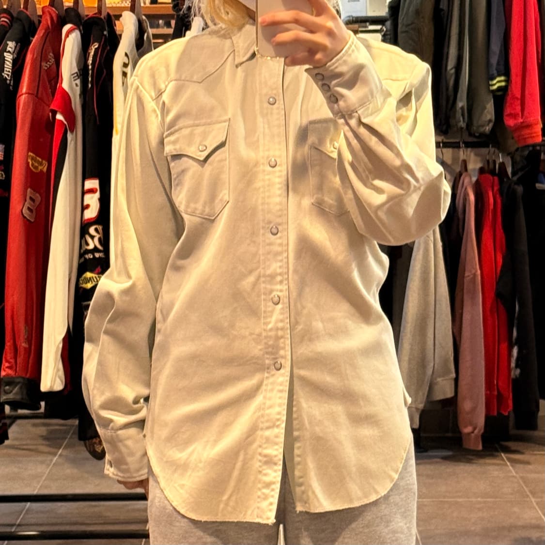 [NO.9] 리바이스 아이보리 셔츠 상품이미지2