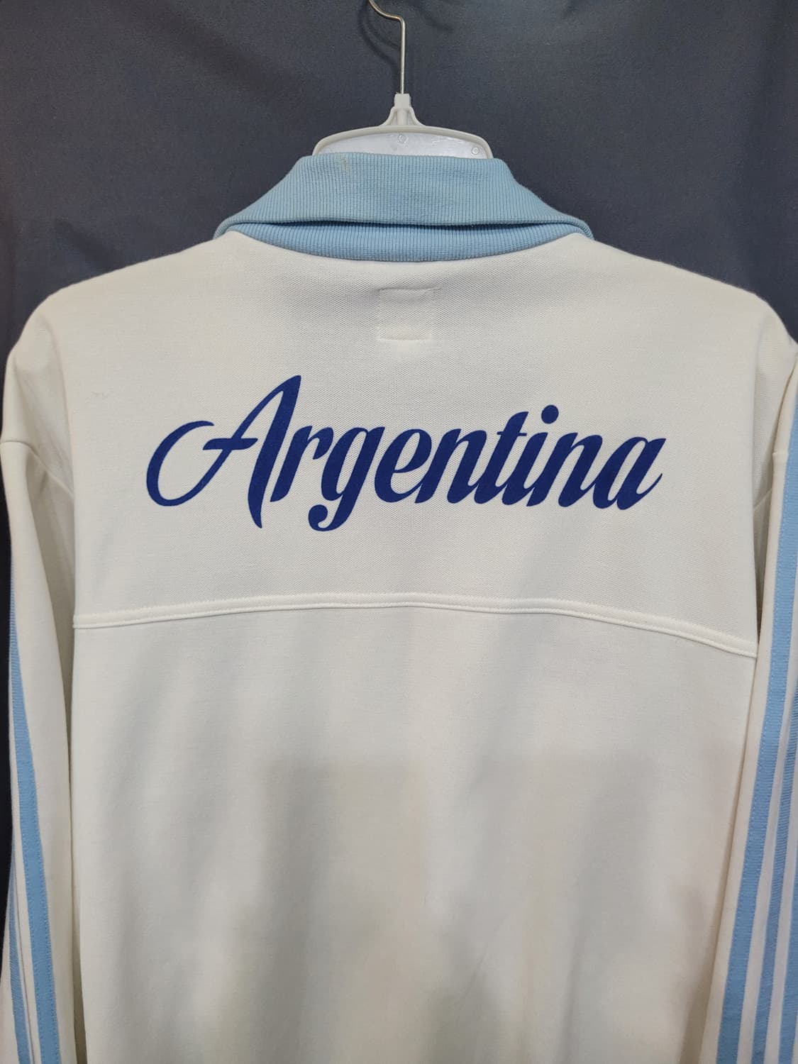 아디다스 올드스쿨 아르헨티나 1978 대대장 트랙탑 희귀템 시이즈 L 상품이미지7