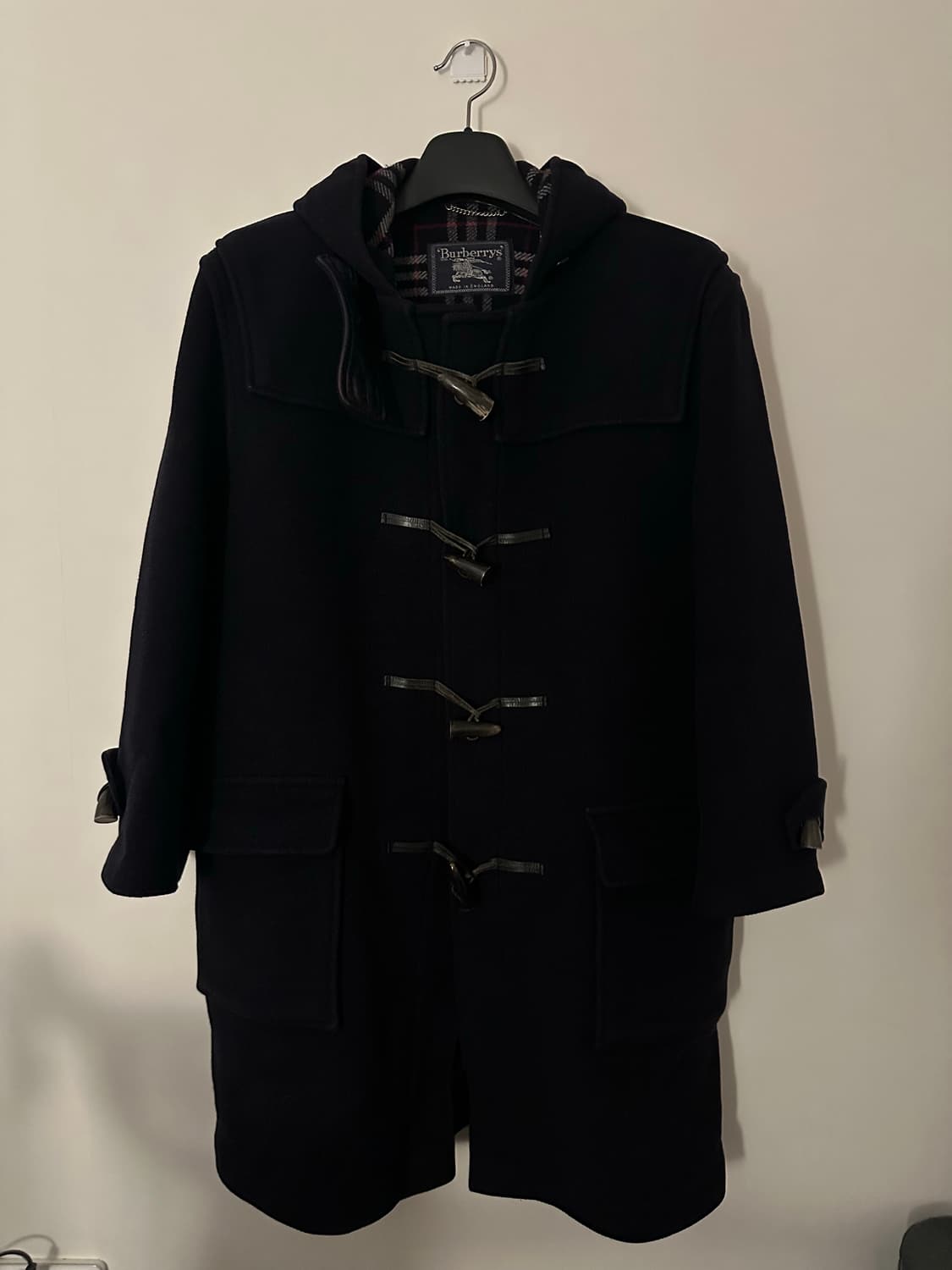 버버리 더플 코트 네이비 (made in England) 상품이미지1