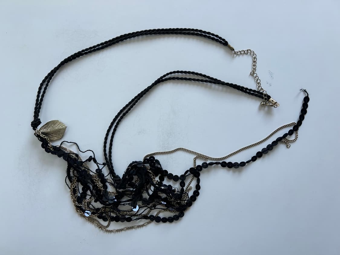 드롭 스팽글 투웨이 목걸이 / 체인벨트 상품이미지3