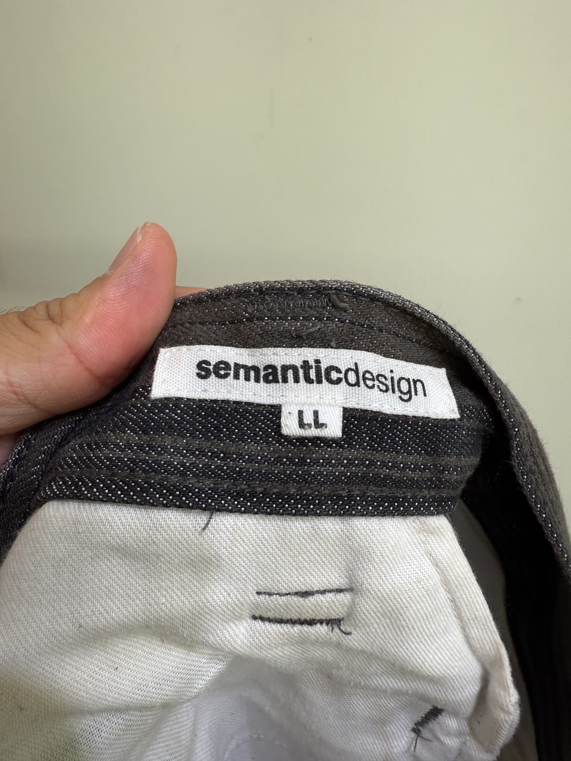 SEMANTIC DESIGN 스트라이프 부츠컷 팬츠 상품이미지8