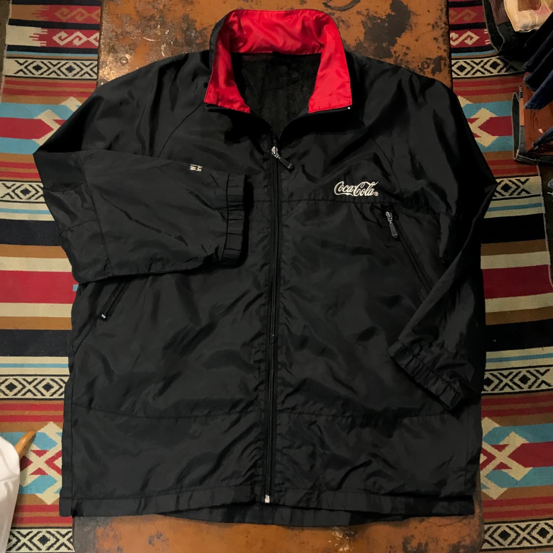 코카콜라 블랙 윈드브레이커 져지 남성 105 사이즈  상품이미지1