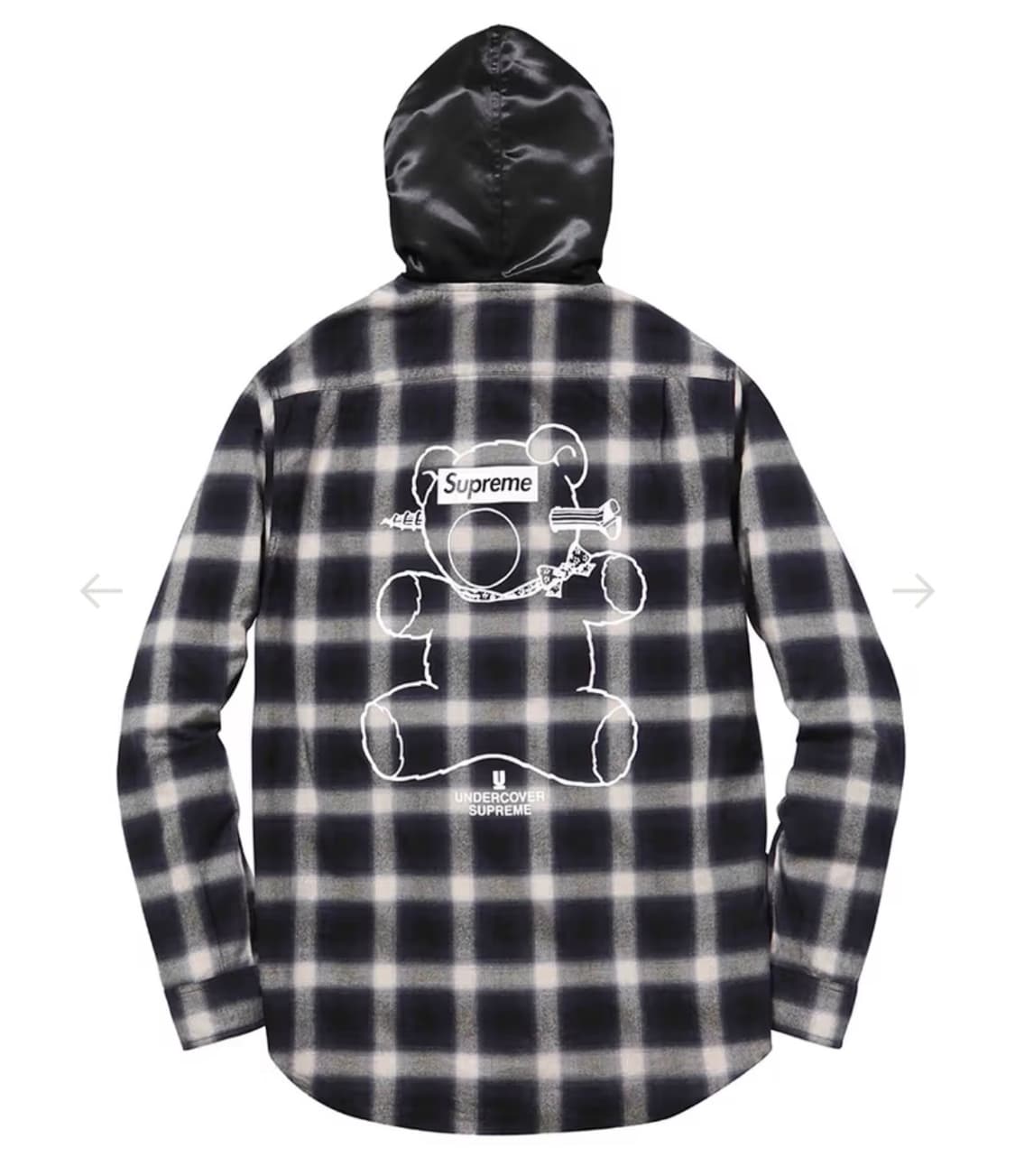 Supreme/UNDERCOVER Hooded Flannel Shirt 상품이미지1