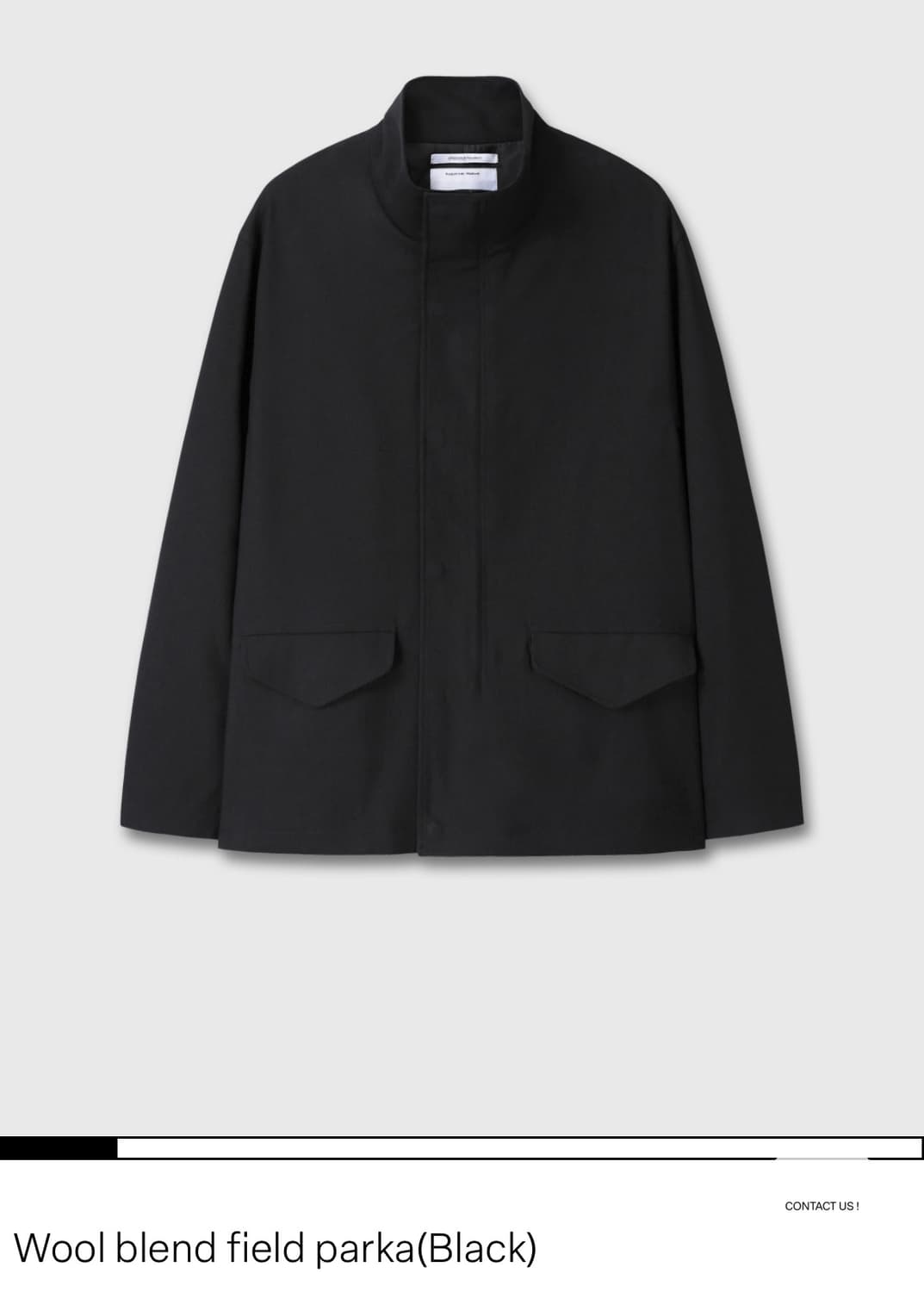 (L) epicenter torist wool field parka블랙 상품이미지1