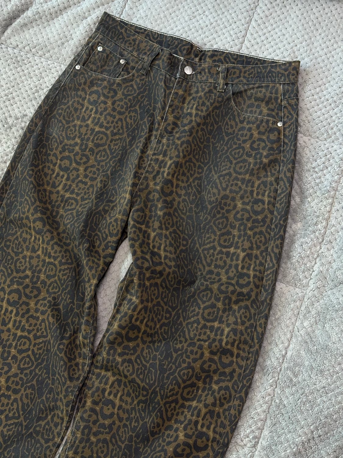 레오파드 코튼 팬츠 상품이미지2