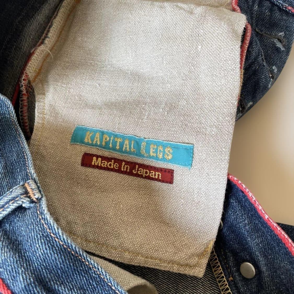 캐피탈 레드 라인 셀비지 데님 팬츠 상품이미지5