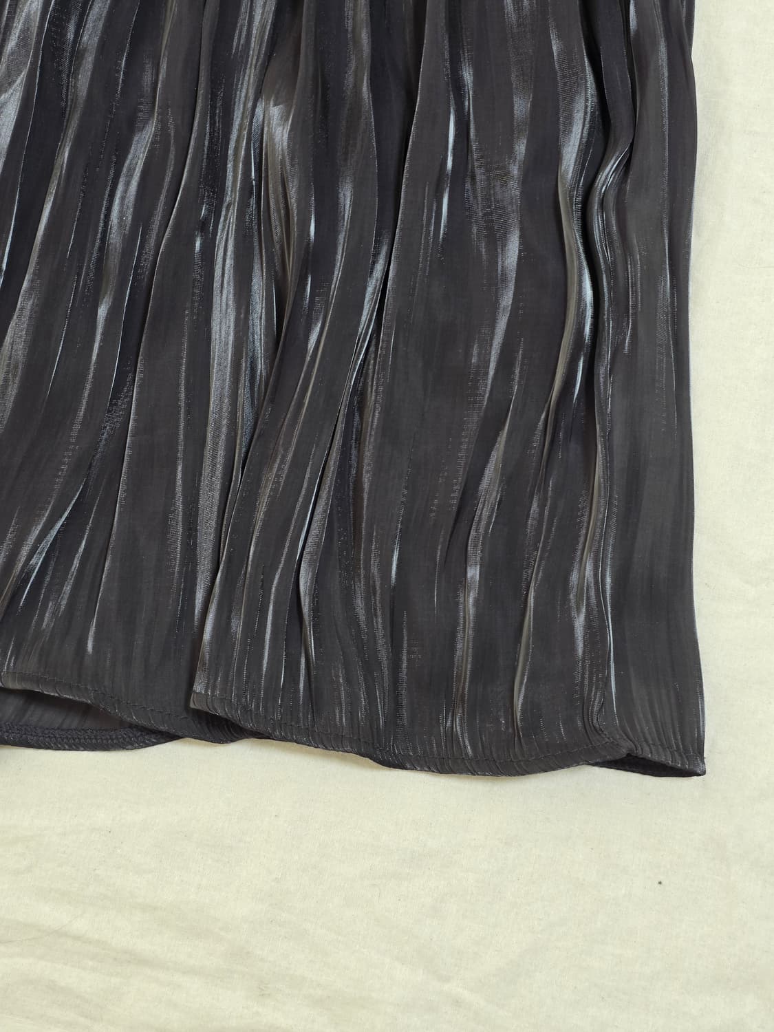 육육걸즈 물결 플리츠 롱스커트 상품이미지3