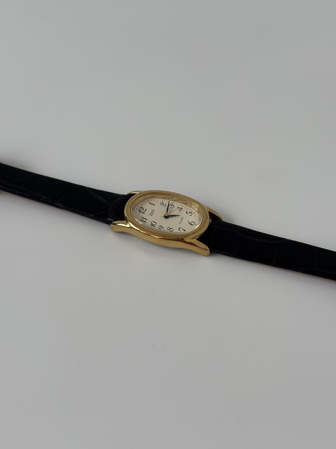 시티즌 1990년대 Isis 골드 오벌 쿼츠 여성 상품이미지6