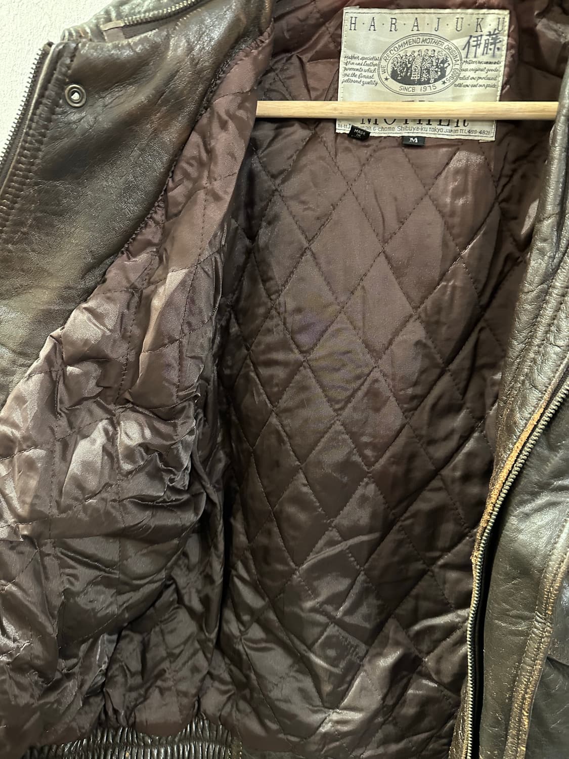 빈티지 레더 자켓 상품이미지5