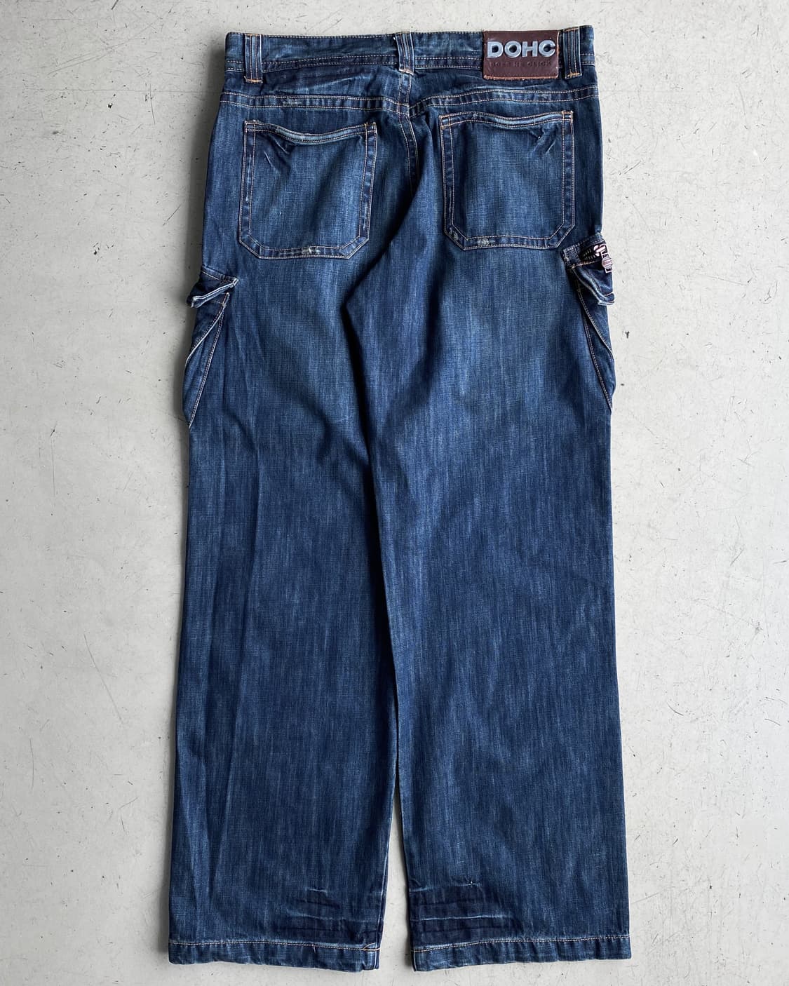DOHC Y2K 프론트 빅 포켓 와이드 데님 팬츠 상품이미지5