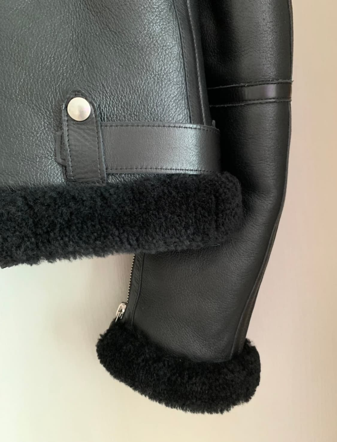 Acne Studios 무스탕 자켓 블랙 36(백화점구매) 상품이미지5