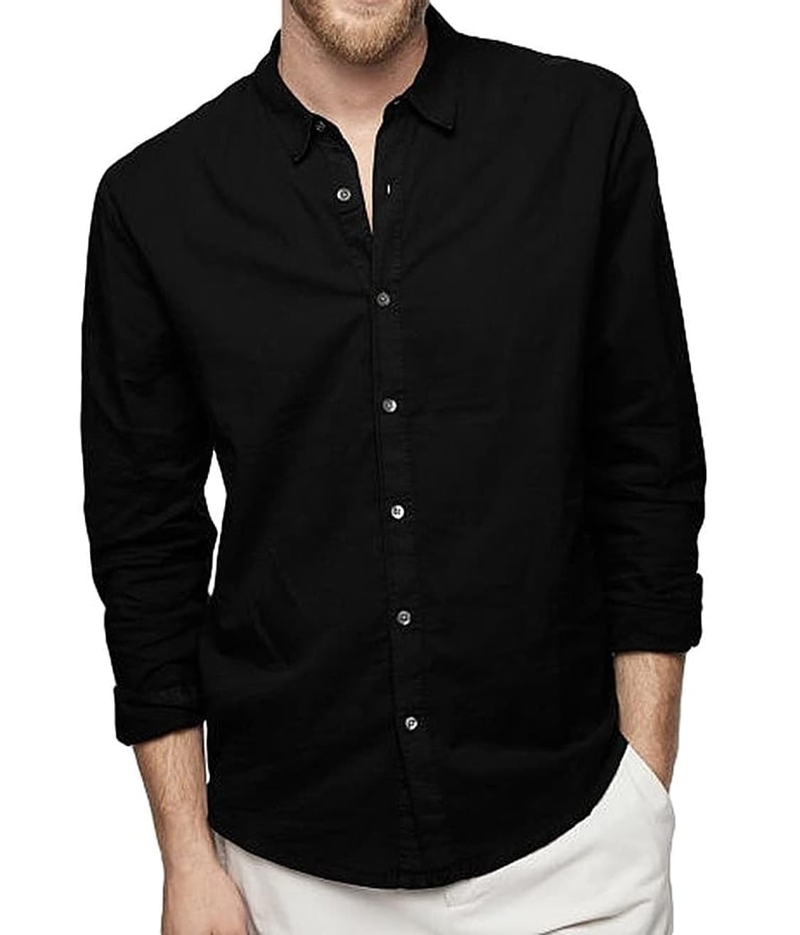 3) james perse 제임스펄스 코튼 셔츠 블랙 상품이미지7