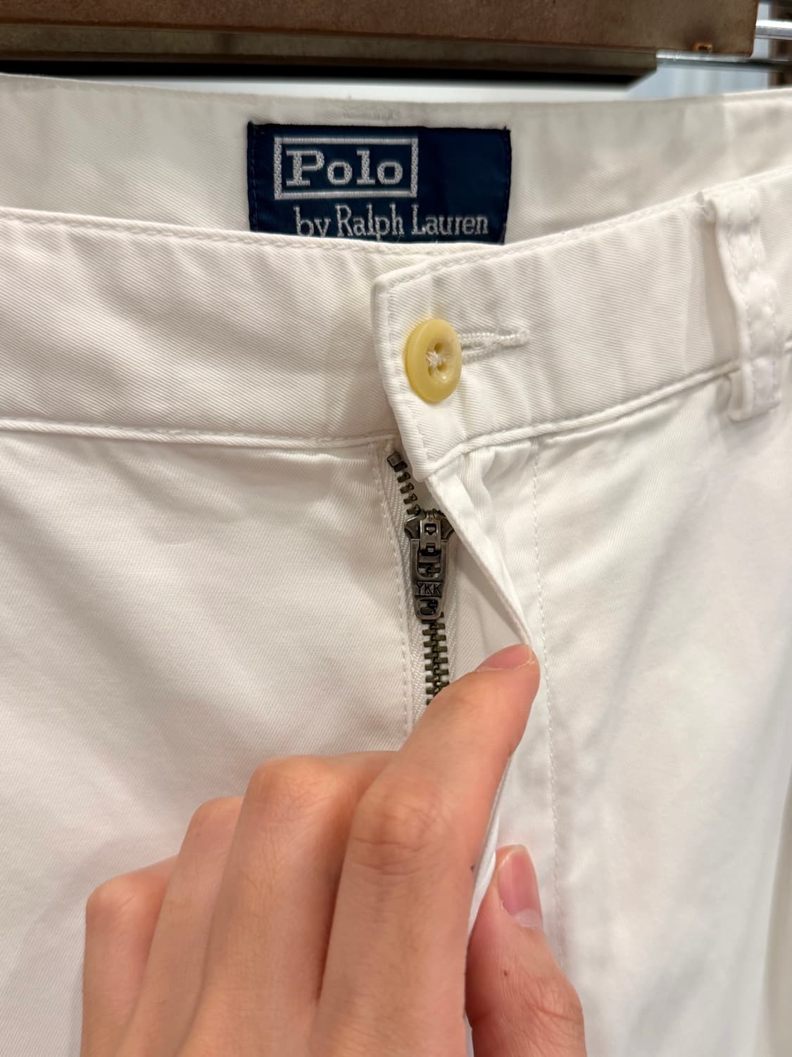 00s Polo RL 폴로 랄프로렌 화이트 투턱 치노 쇼츠 (36) 상품이미지4