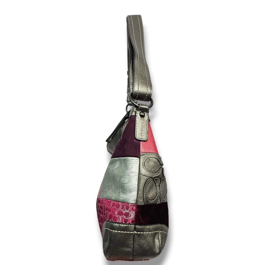 Coach 코치 핑크 패치워크 호보 숄더백 상품이미지3